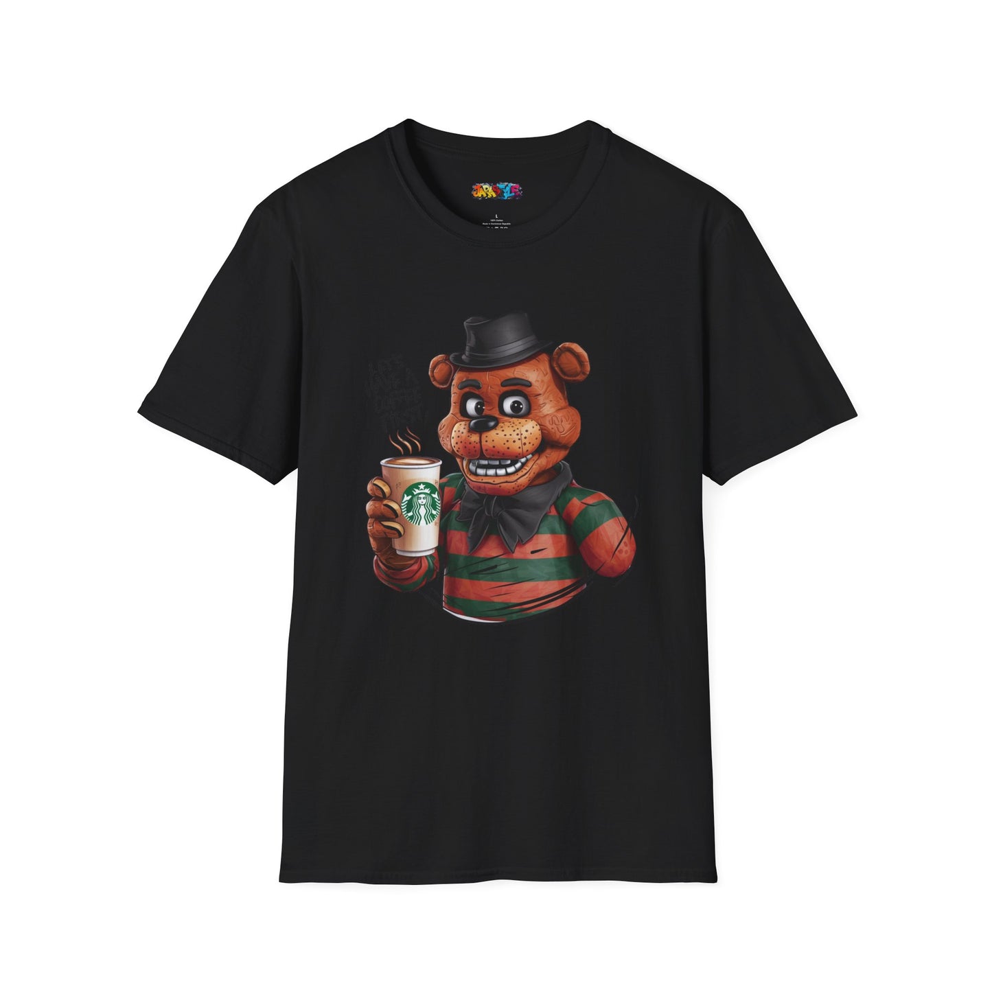 Coffee First, Adventures Next Tee: Start Your Day with Energy | Jarastyle Gamer's Collection