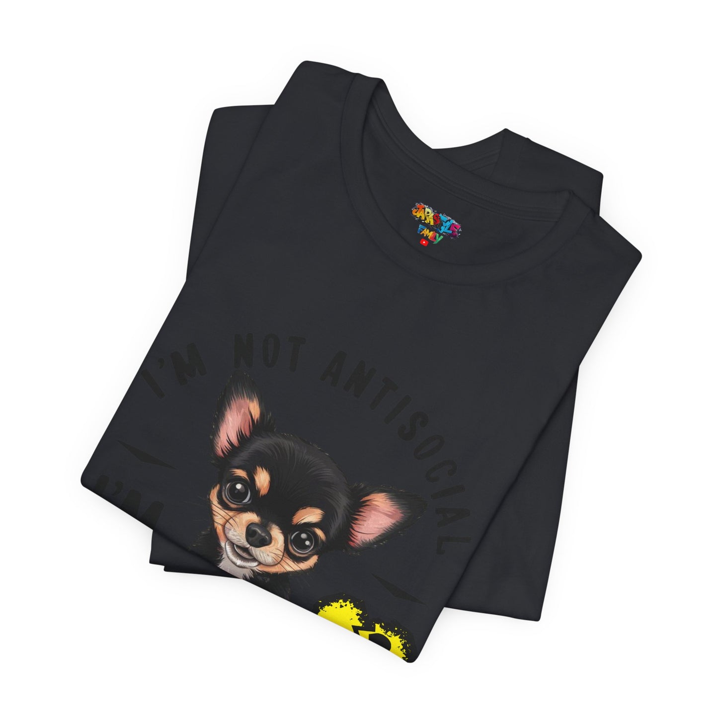 Anti-Stupid Chihuahua Tee: Boldly Speak Your Mind | Jarastyle Humor Collection