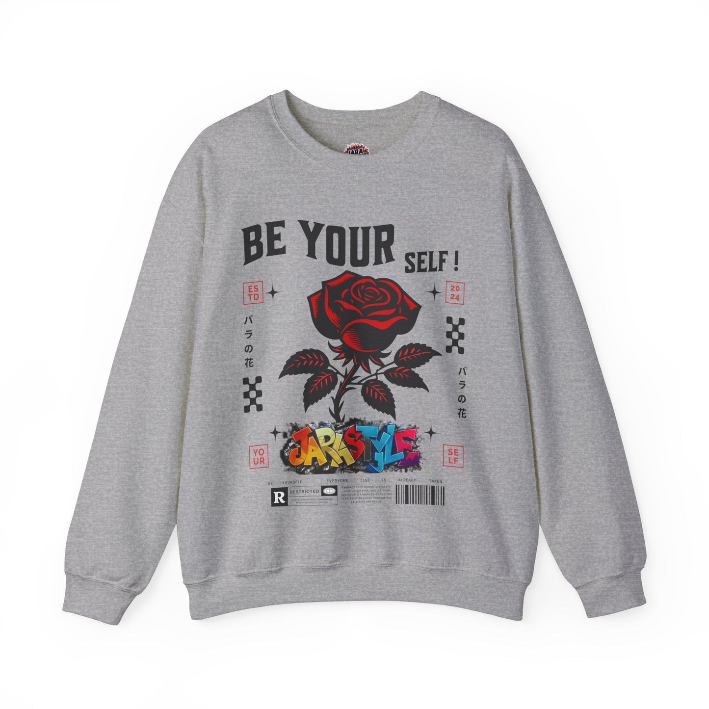 Be Yourself Sweatshirt: Authenticity in Style | Jarastyle Empowerment Collection