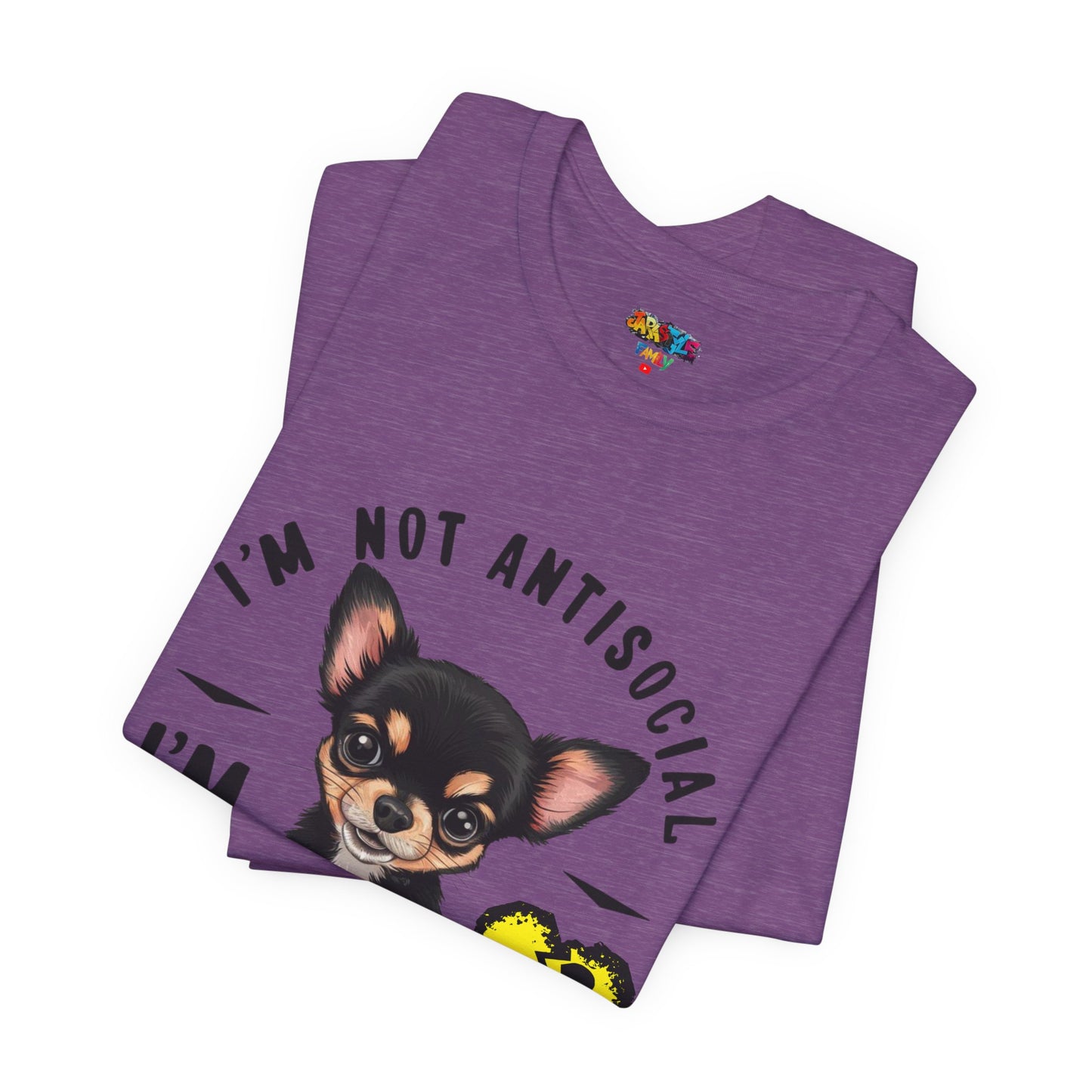 Anti-Stupid Chihuahua Tee: Boldly Speak Your Mind | Jarastyle Humor Collection