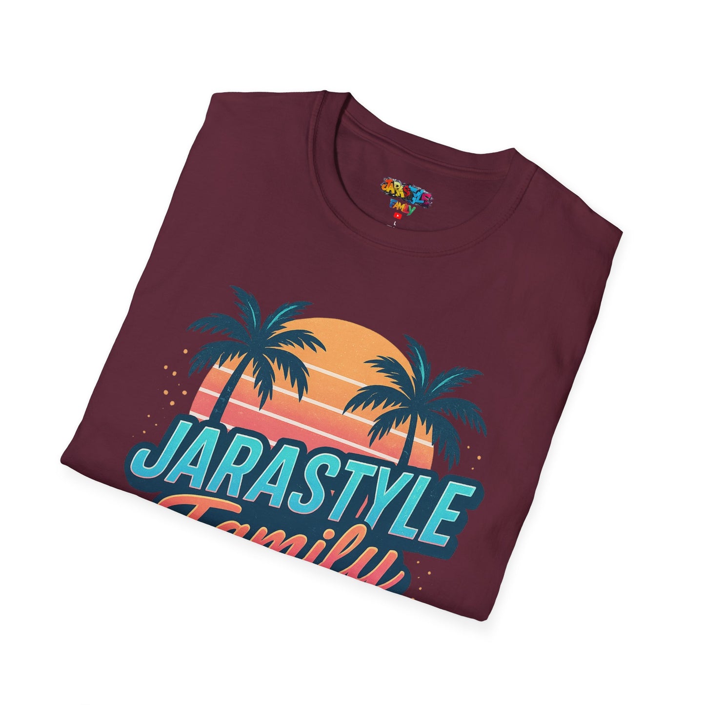 JARASTYLE Family T-Shirt - Unisex Softstyle Tee, Summer Vibes Shirt, Family Reunion Gift, Travel Clothing, YouTube Merchandise
