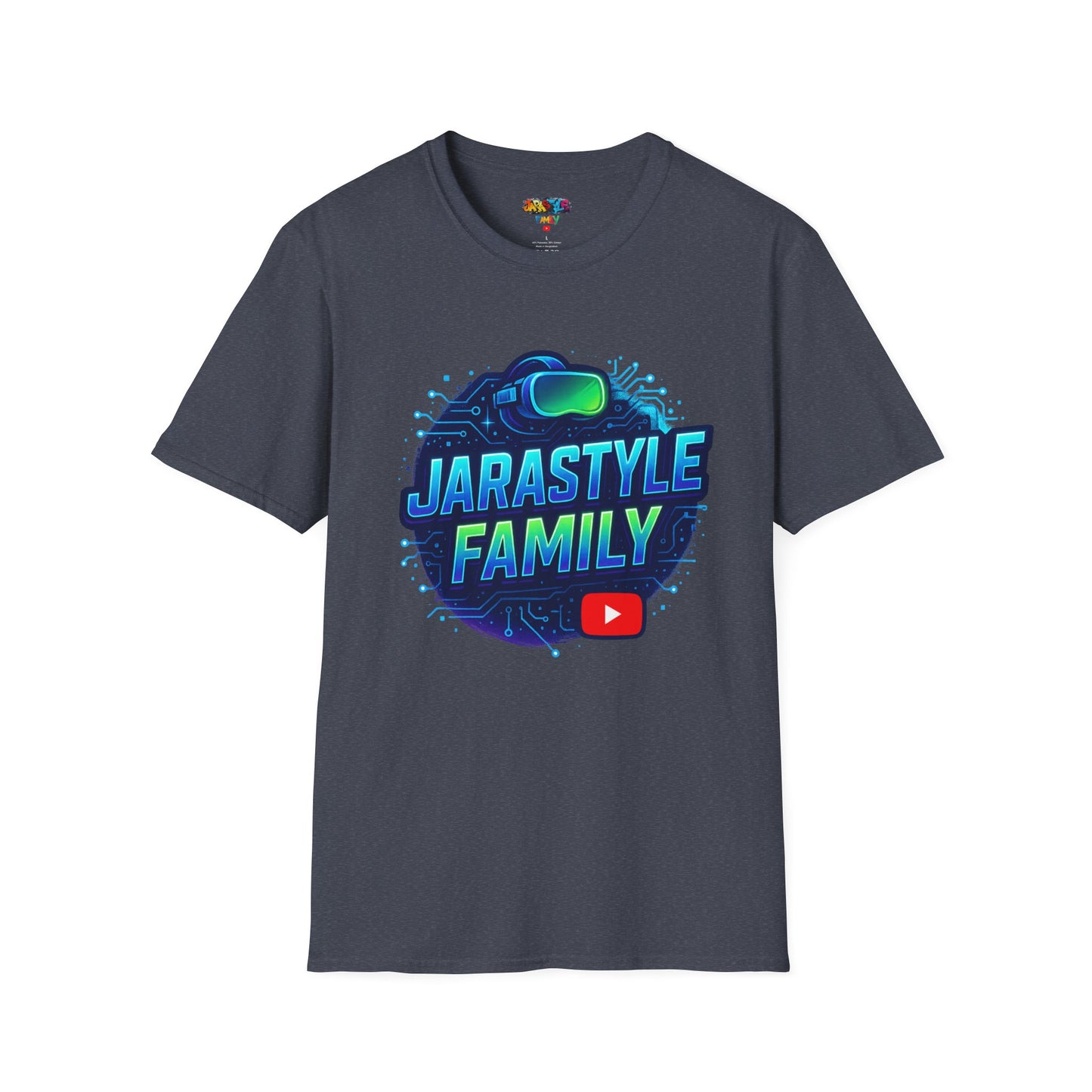 Gaming Family Unisex Softstyle T-Shirt, Casual Tee, Geeky Gift, Family Reunion, YouTube Fan Shirt, Holiday Gift