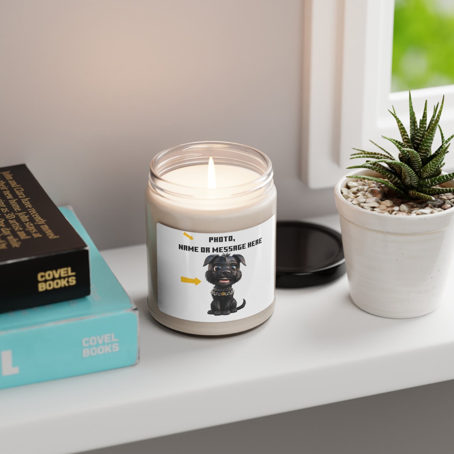 Create Your Light Custom Candle: Photo, Name, & Message | Jarastyle Personalized Gifts