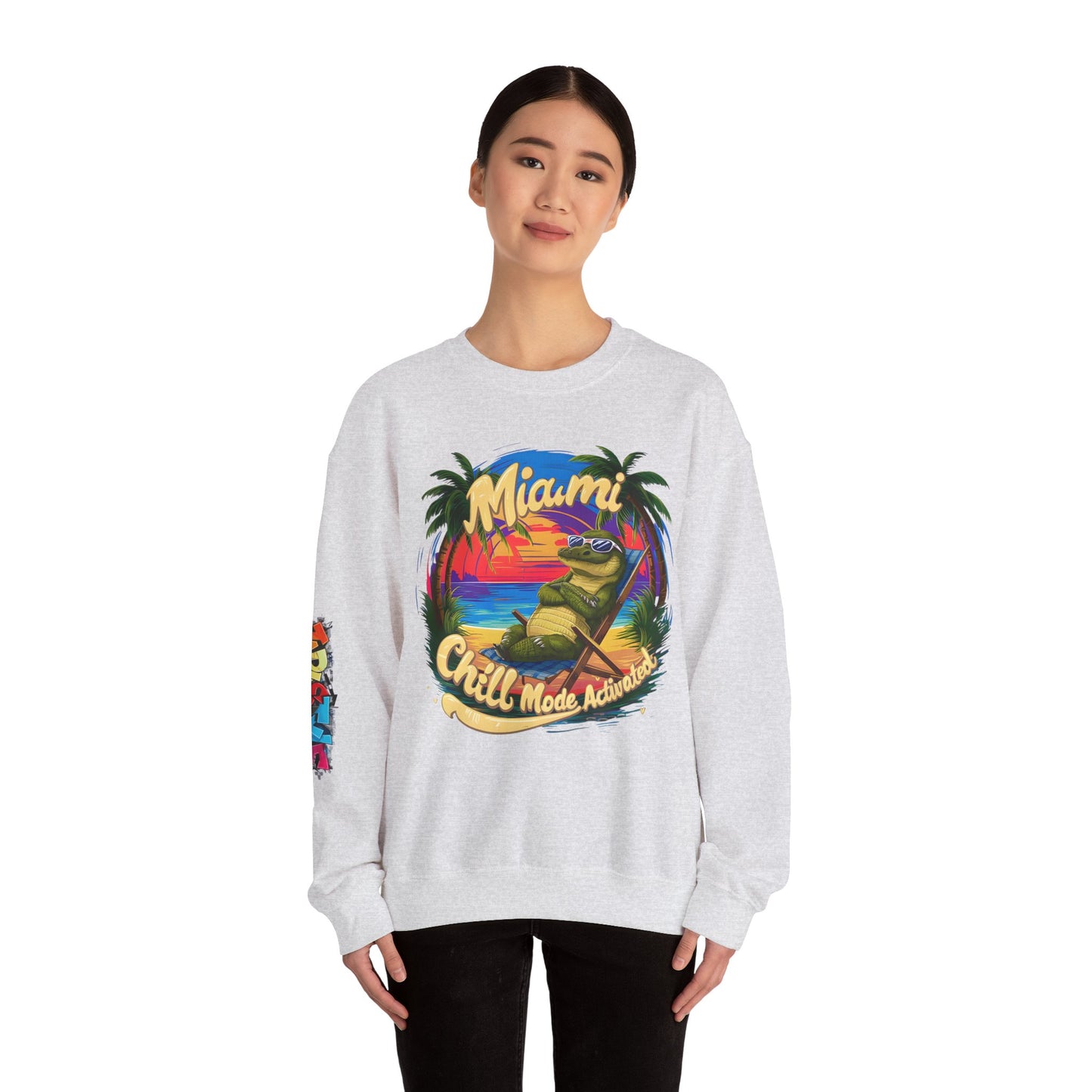 Miami Chilli Mode Activated Sweatshirt: Embrace the Vibes | Jarastyle Relax Collection