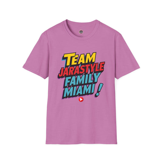 Team Jarastyle Family Miami Tee: United in Sunshine & Style | Official YouTube Channel Gear