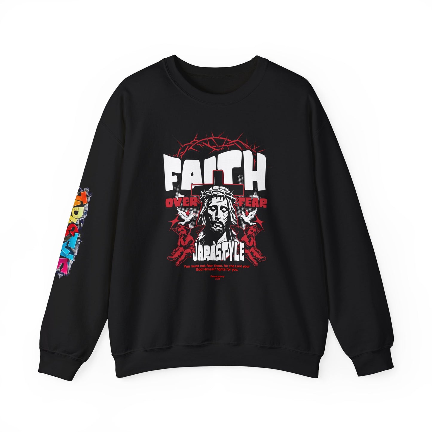 Faith in Jesus Sweatshirt: Warmth & Devotion | Jarastyle Divine Collection