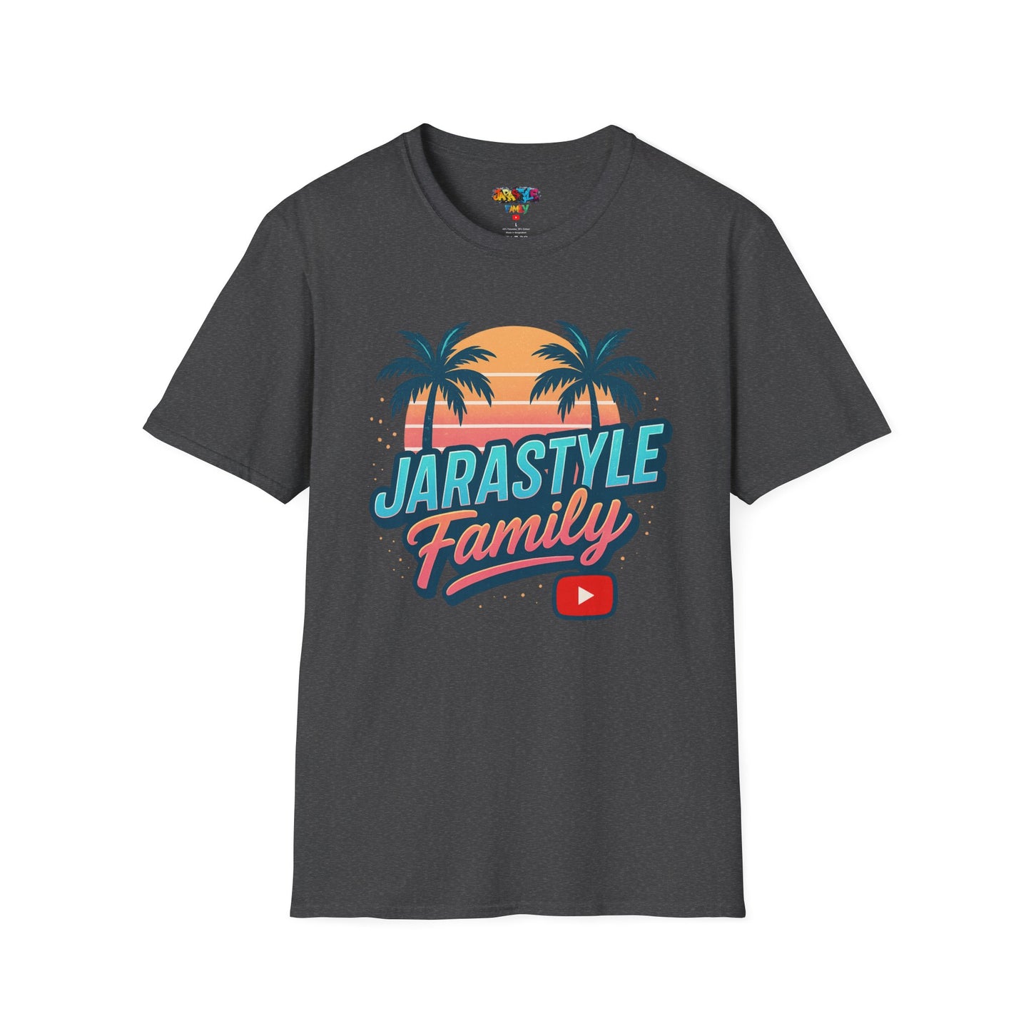 JARASTYLE Family T-Shirt - Unisex Softstyle Tee, Summer Vibes Shirt, Family Reunion Gift, Travel Clothing, YouTube Merchandise
