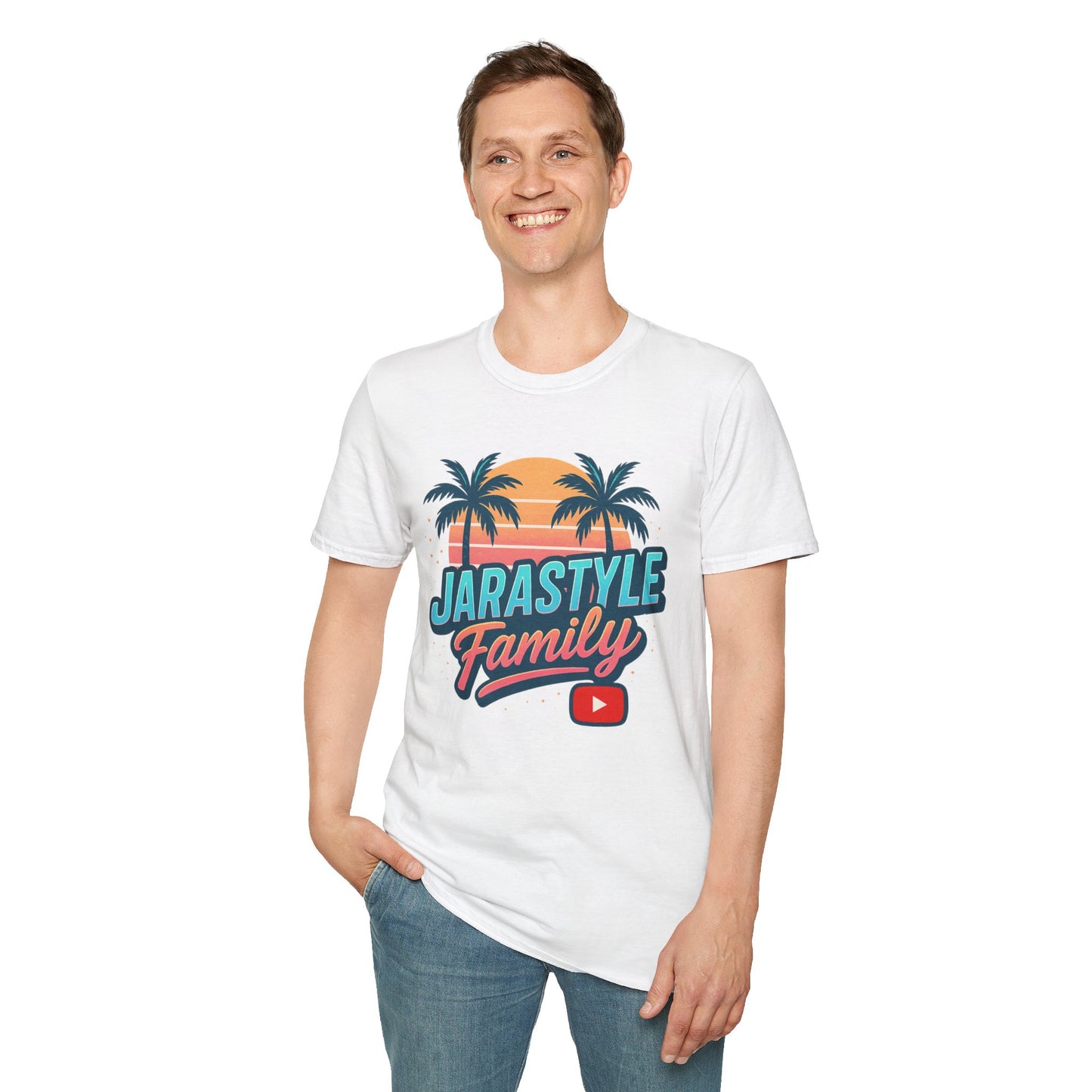 JARASTYLE Family T-Shirt - Unisex Softstyle Tee, Summer Vibes Shirt, Family Reunion Gift, Travel Clothing, YouTube Merchandise