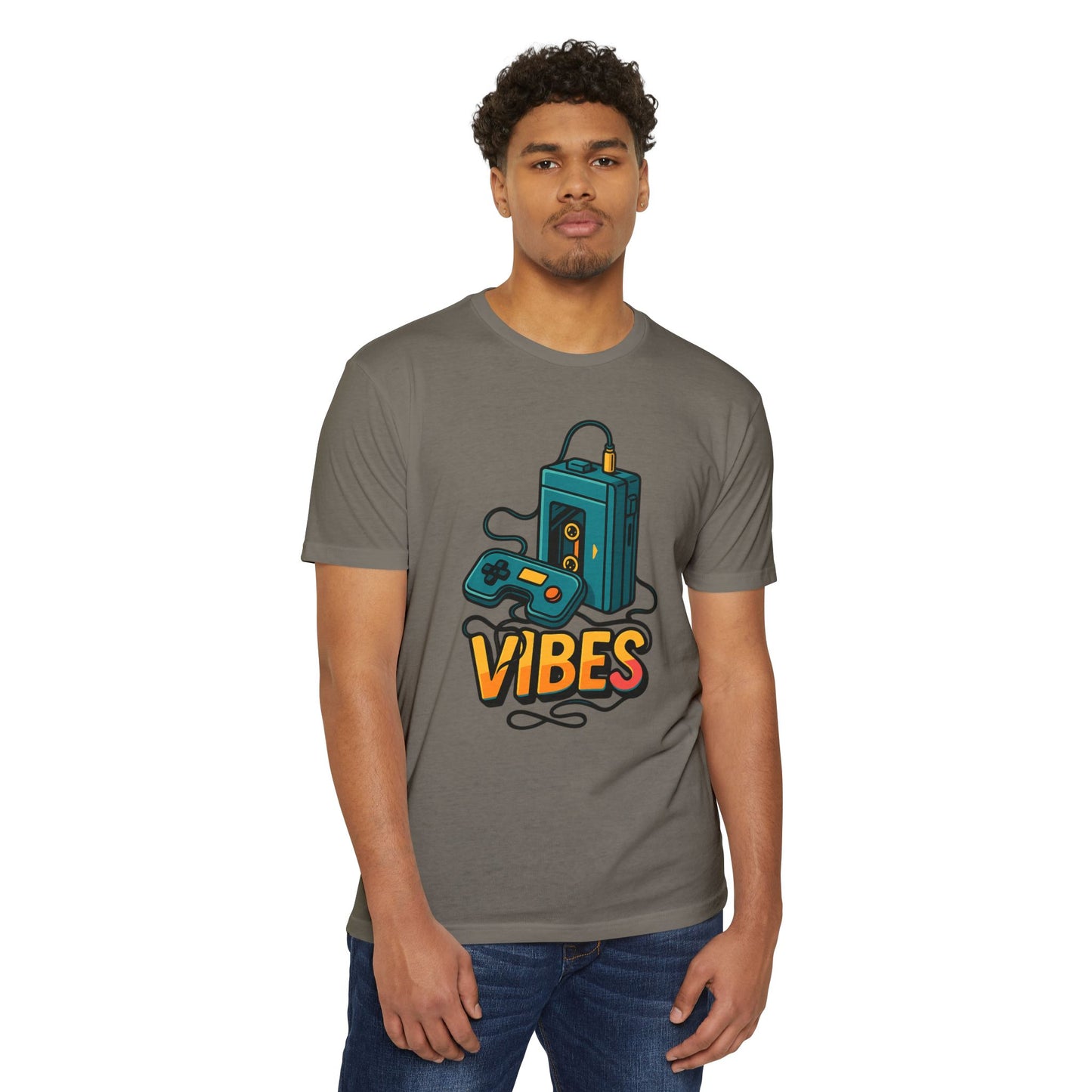 Vibes Gaming T-Shirt, Unisex Casual Tee, Gamer Apparel, Family Shirt, Gift for Gamers, Retro Vibe Shirt