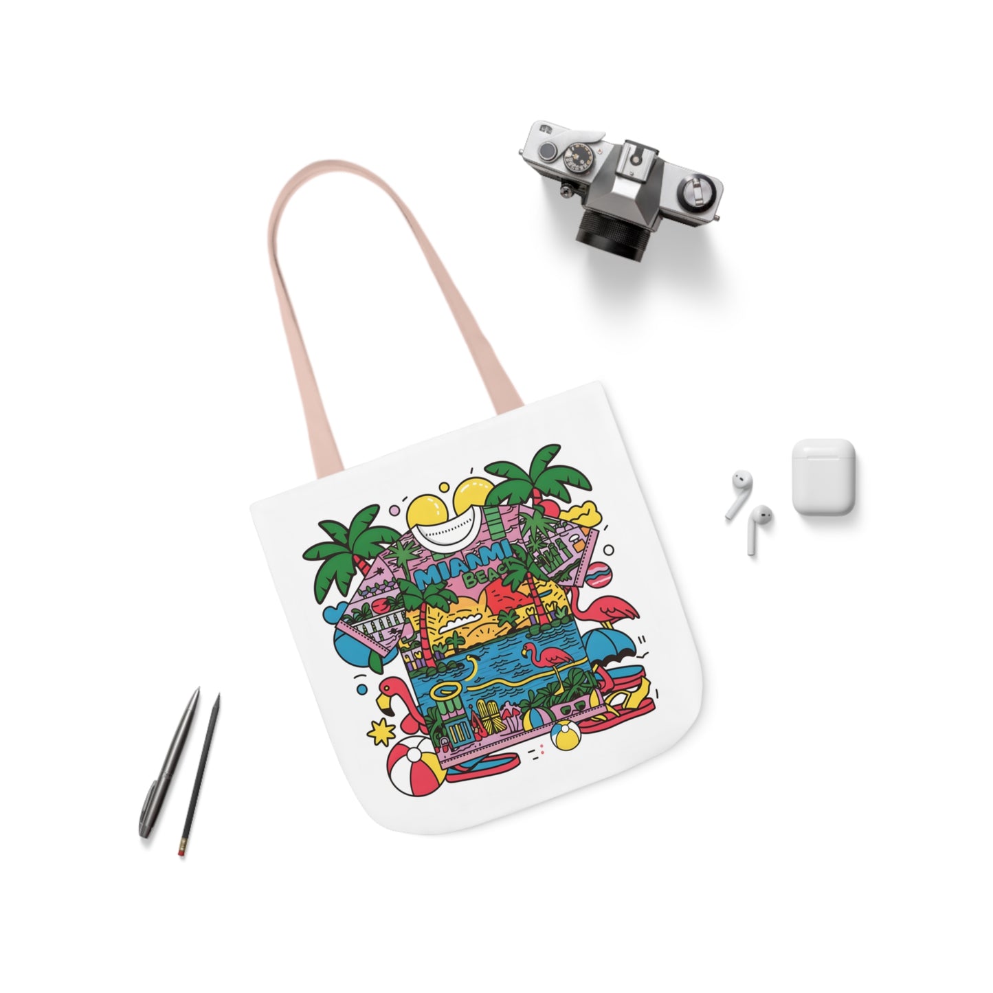 Miami Beach Vibes Tote: Sunshine & Style on the Go | Jarastyle Coastal Collection