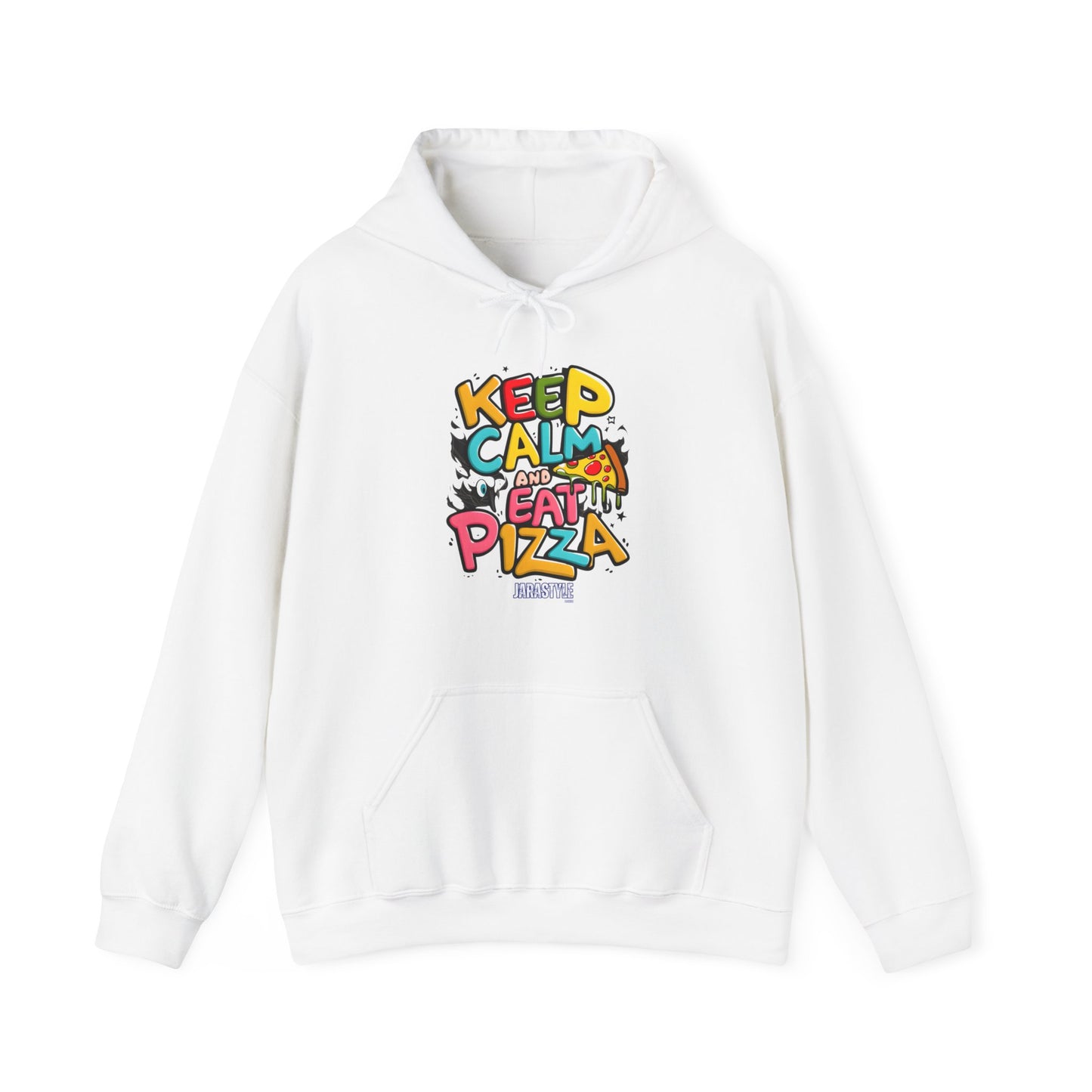 Keep Calm and Eat Pizza Hoodie | Jarastyle Comfort Collection