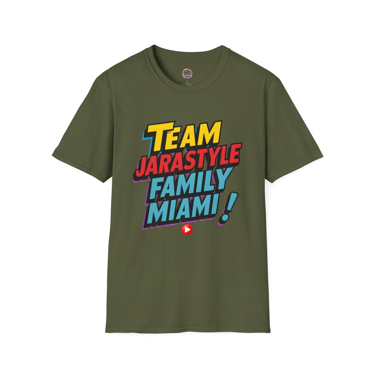 Team Jarastyle Family Miami Tee: United in Sunshine & Style | Official YouTube Channel Gear