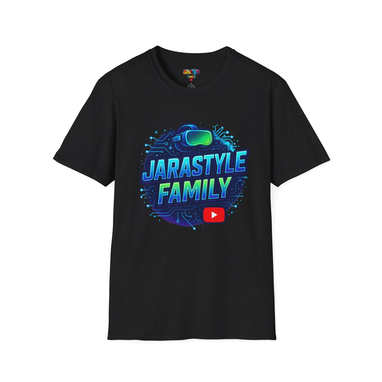 Gaming Family Unisex Softstyle T-Shirt, Casual Tee, Geeky Gift, Family Reunion, YouTube Fan Shirt, Holiday Gift
