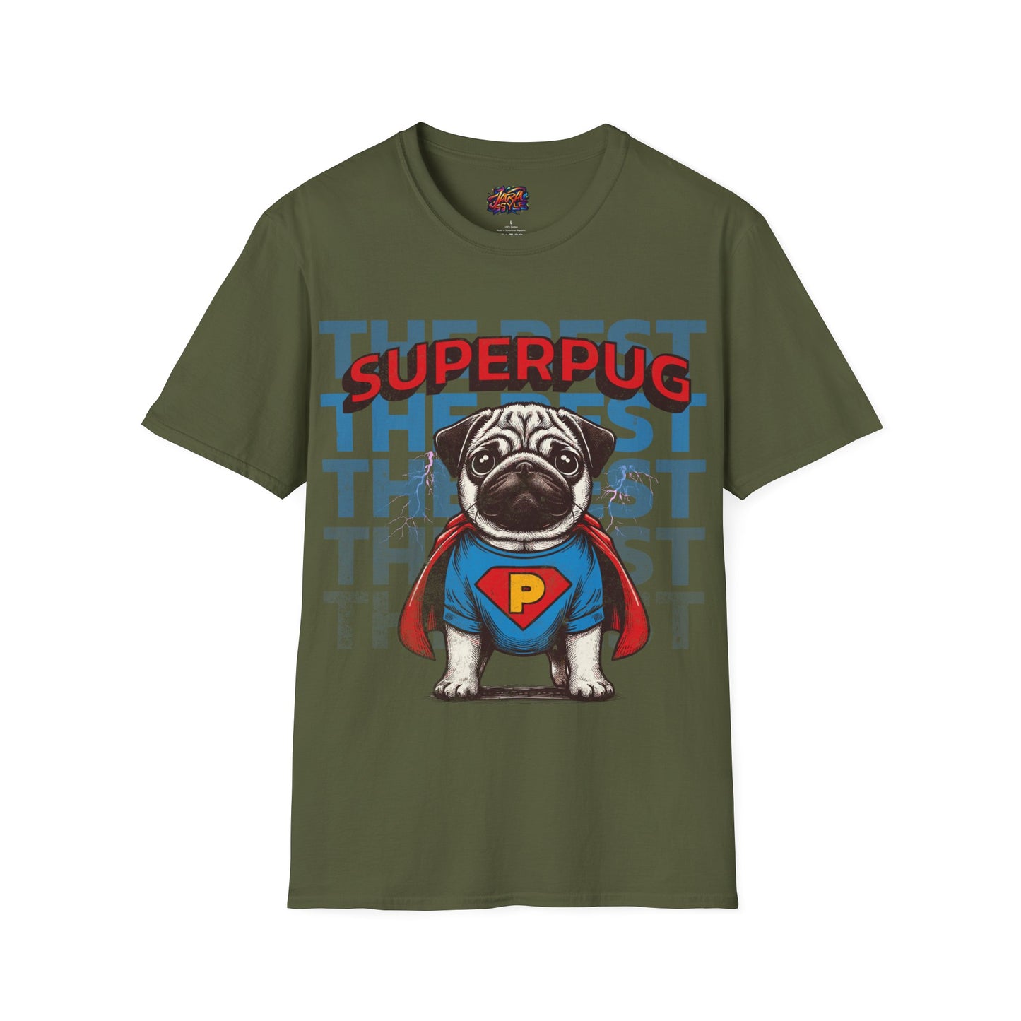 SuperPug Tee: Unleash Your Inner Hero | Jarastyle Collection