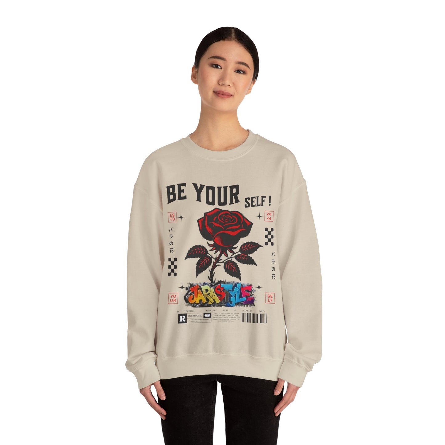 Be Yourself Sweatshirt: Authenticity in Style | Jarastyle Empowerment Collection