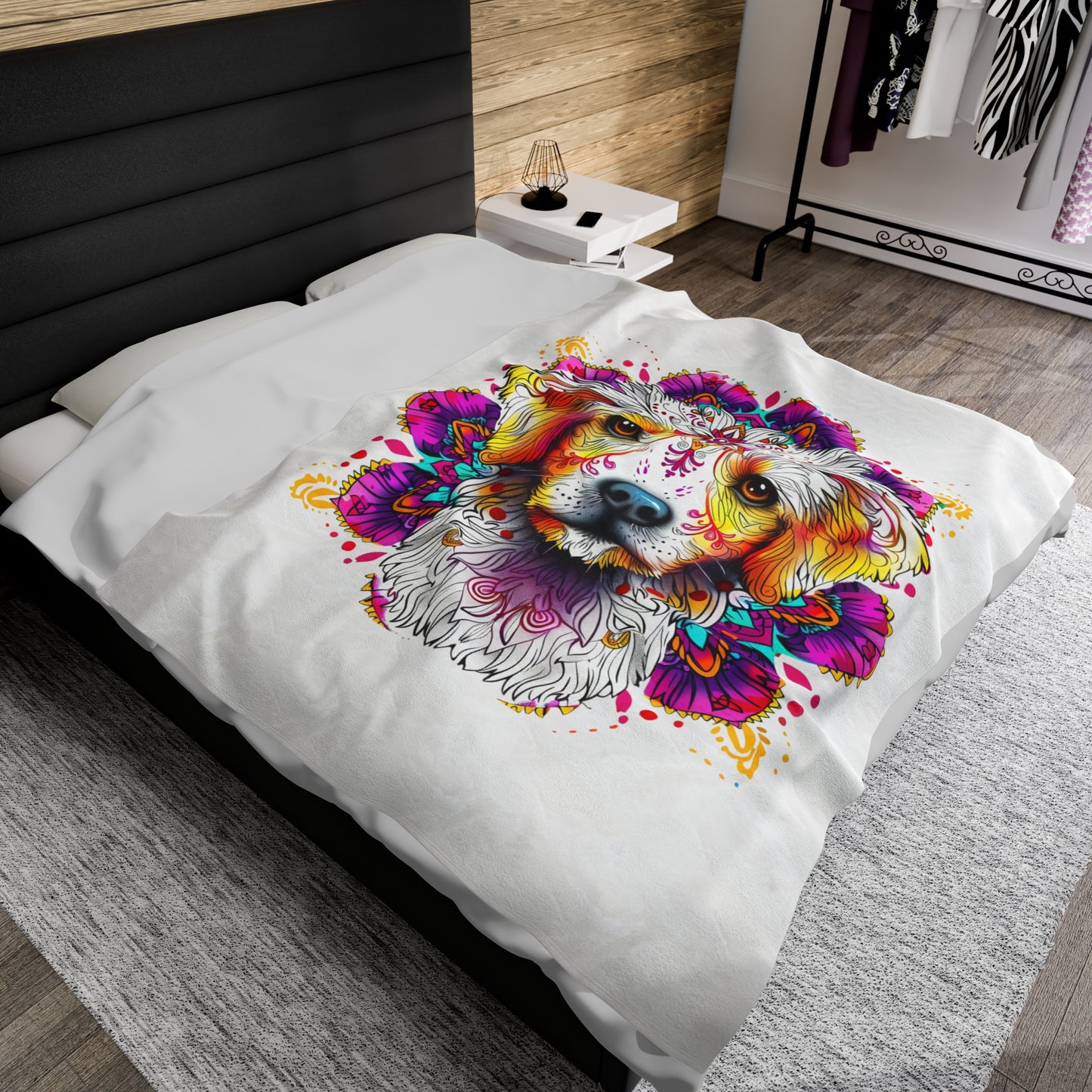 Mantra Dog Blanket: Cozy Comfort & Canine Wisdom | Jarastyle Pet Collection"
