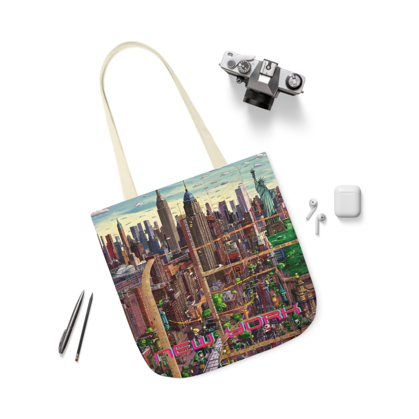 New York Vibes Tote Bag: Carry the City's Heart | Jarastyle Urban Collection