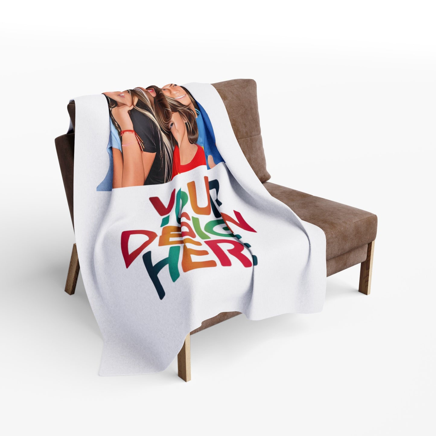 Custom Arctic Fleece Blanket: Add Your Design | Jarastyle Cozy Creations Collection