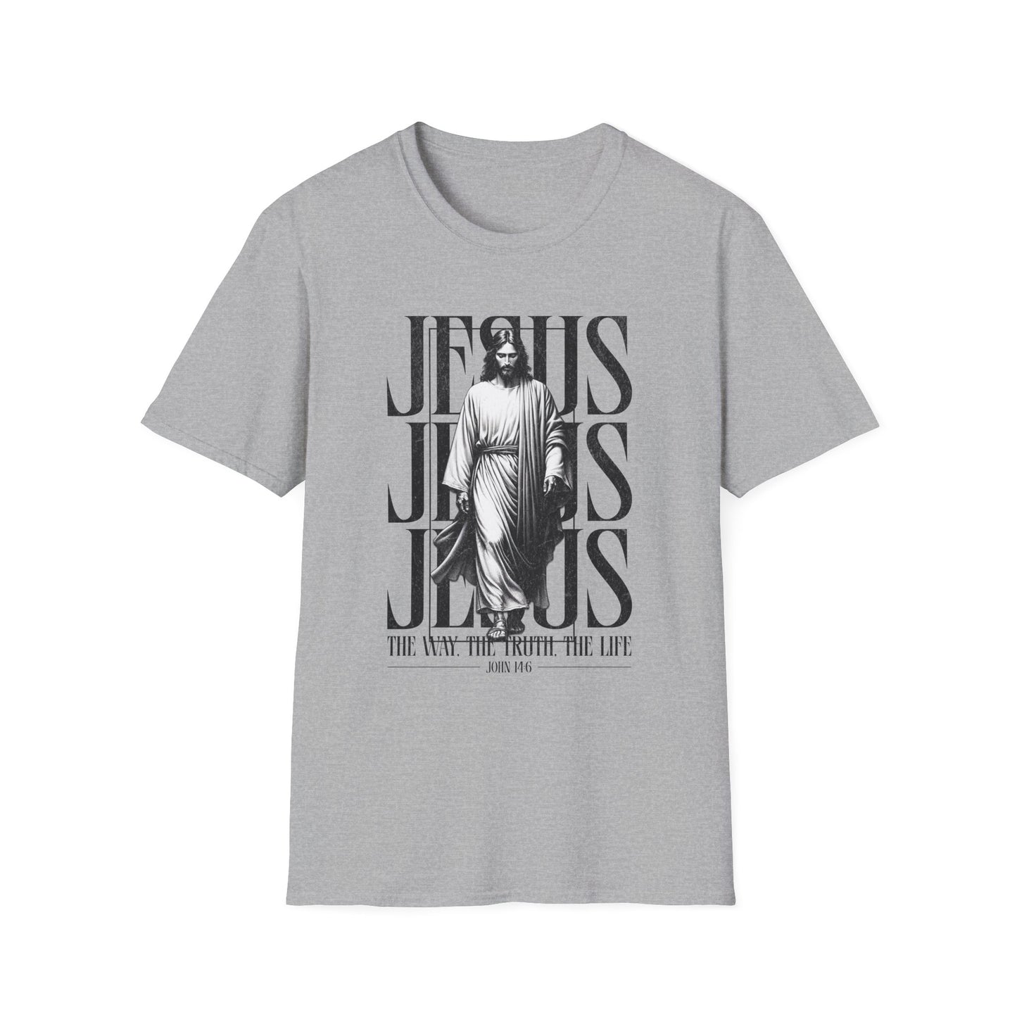 Inspirational Graphic T-Shirt for Faith and Family, Jesus Tee, Family Reunion Apparel, Religious Gift, Everyday Wear