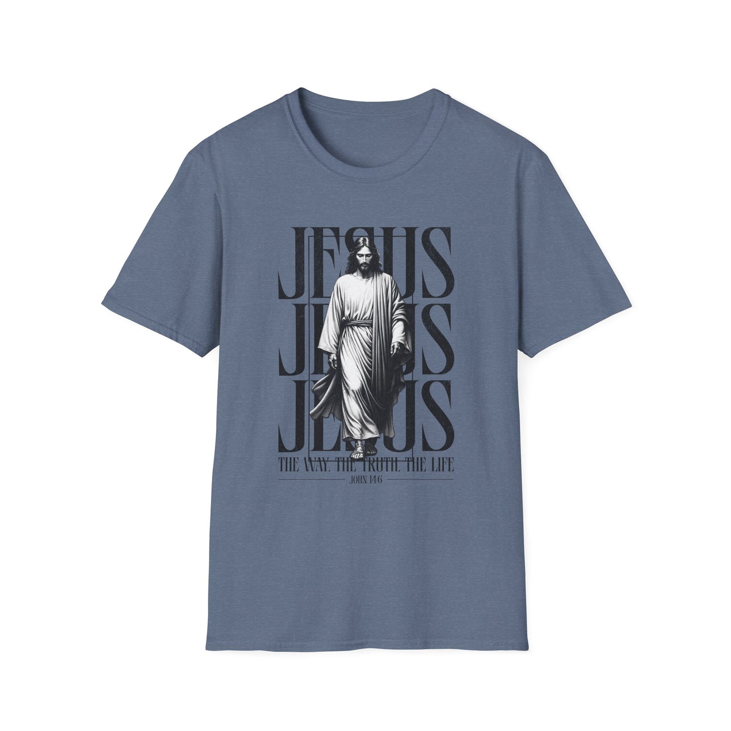 Inspirational Graphic T-Shirt for Faith and Family, Jesus Tee, Family Reunion Apparel, Religious Gift, Everyday Wear