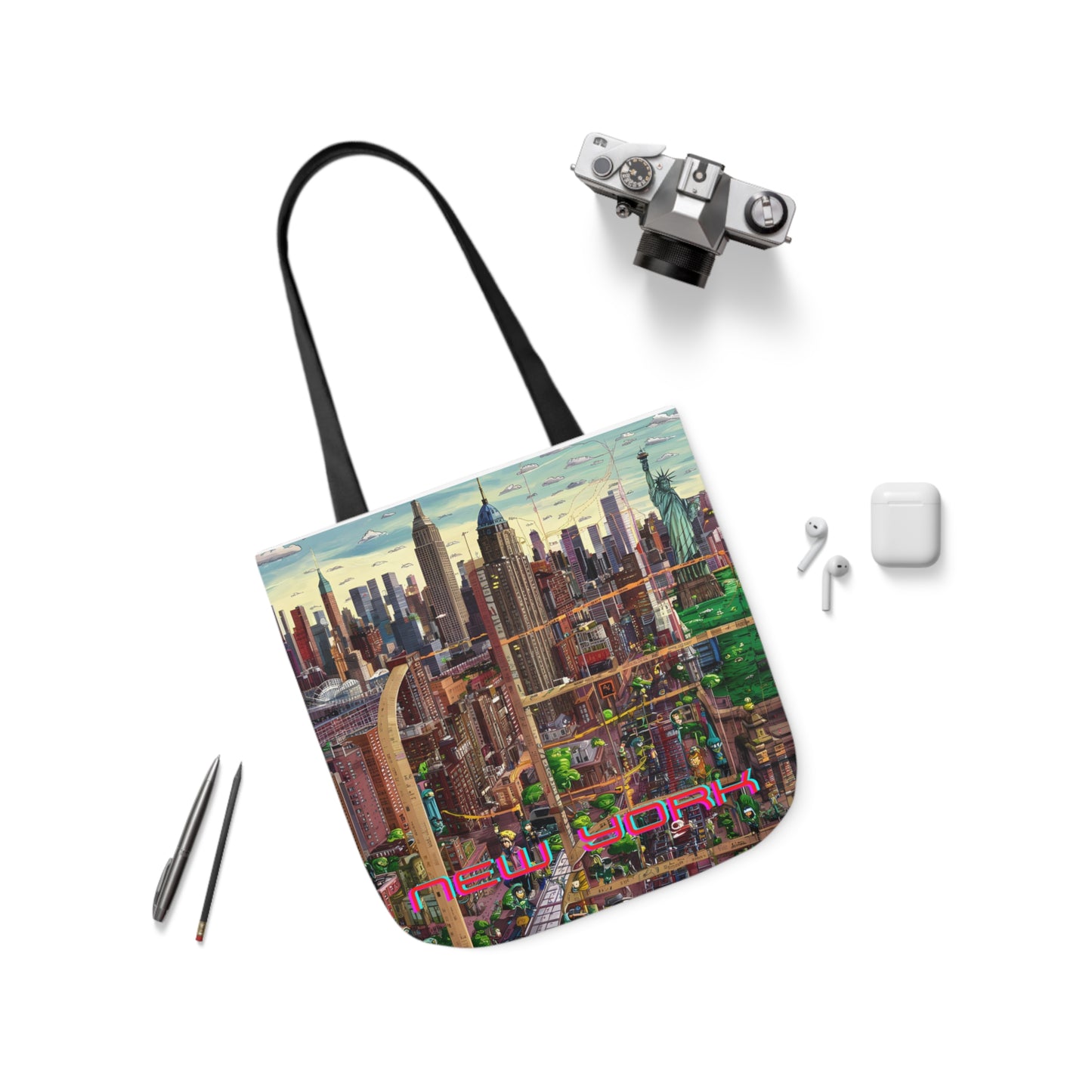 New York Vibes Tote Bag: Carry the City's Heart | Jarastyle Urban Collection