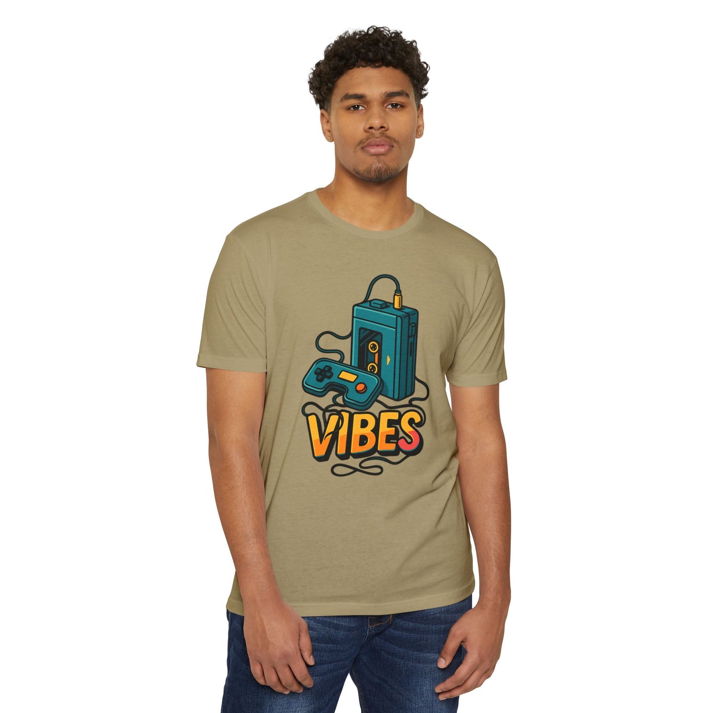 Vibes Gaming T-Shirt, Unisex Casual Tee, Gamer Apparel, Family Shirt, Gift for Gamers, Retro Vibe Shirt