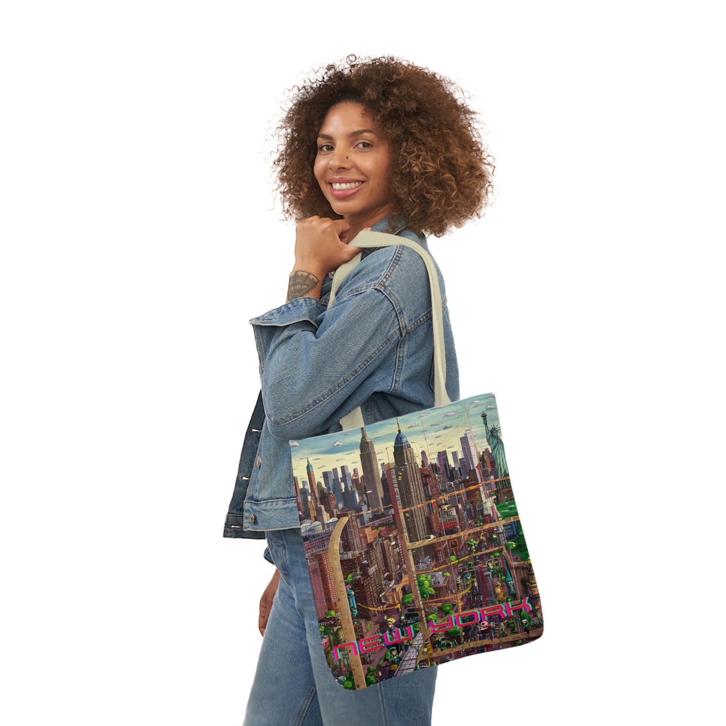 New York Vibes Tote Bag: Carry the City's Heart | Jarastyle Urban Collection