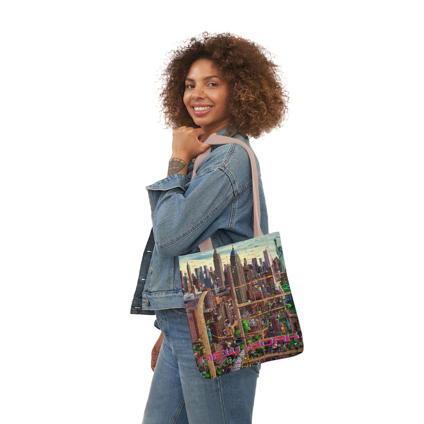 New York Vibes Tote Bag: Carry the City's Heart | Jarastyle Urban Collection