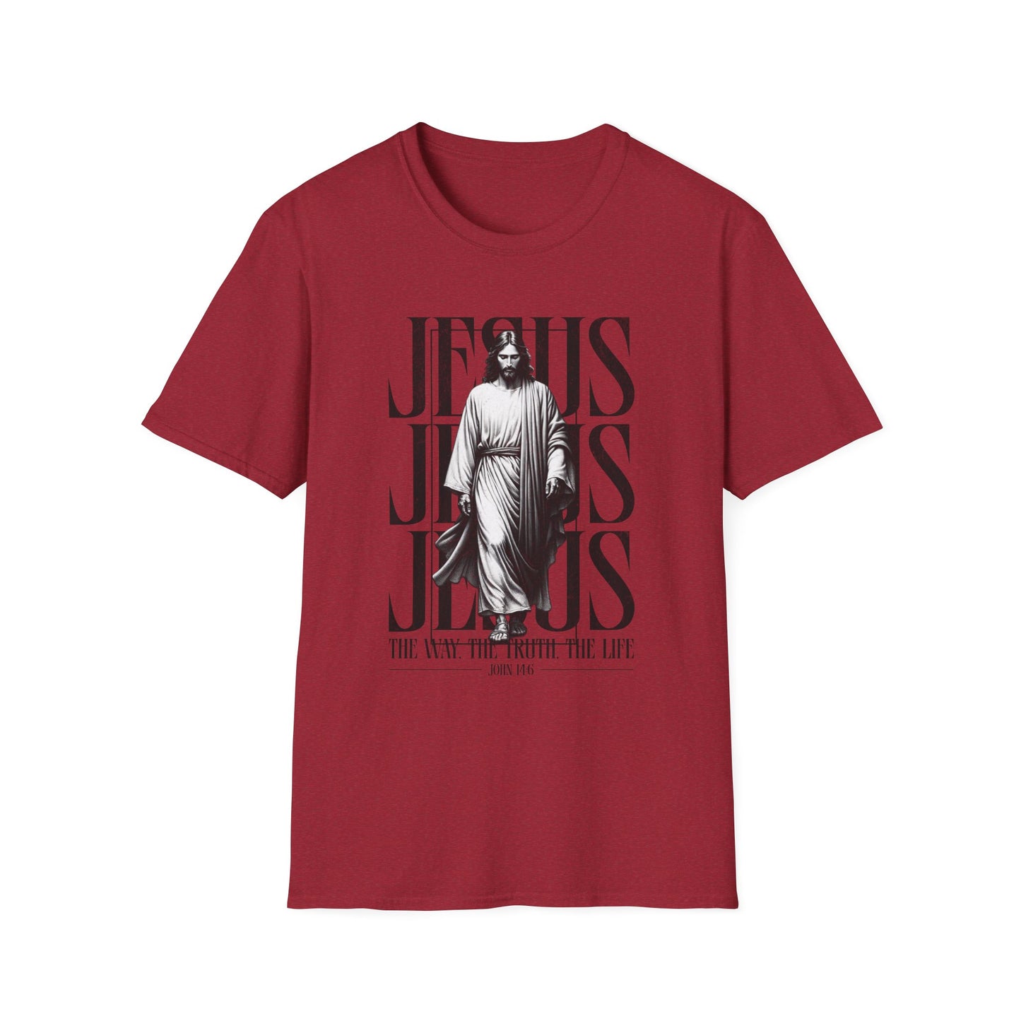 Inspirational Graphic T-Shirt for Faith and Family, Jesus Tee, Family Reunion Apparel, Religious Gift, Everyday Wear