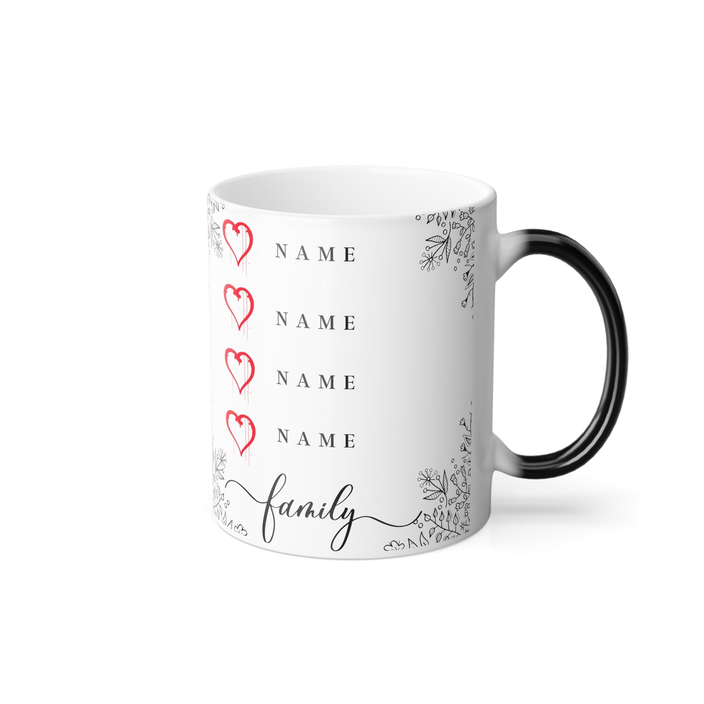 Custom Family Photo & Name Mug: Cherish Your Loved Ones | Jarastyle Personal Keepsakes Collection
