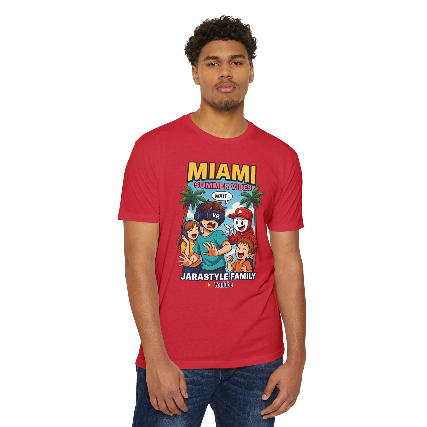 Miami Summer Vibes T-Shirt, Family Fun Tee, Unisex Graphic Shirt, Vacation Outfit, YouTube Merch, Casual Summer Wear