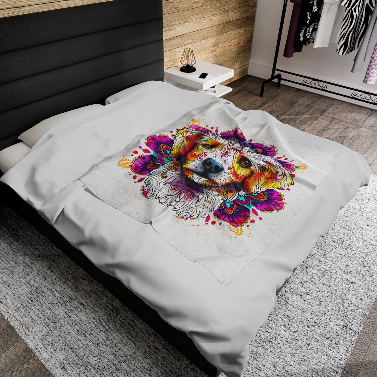 Mantra Dog Blanket: Cozy Comfort & Canine Wisdom | Jarastyle Pet Collection"