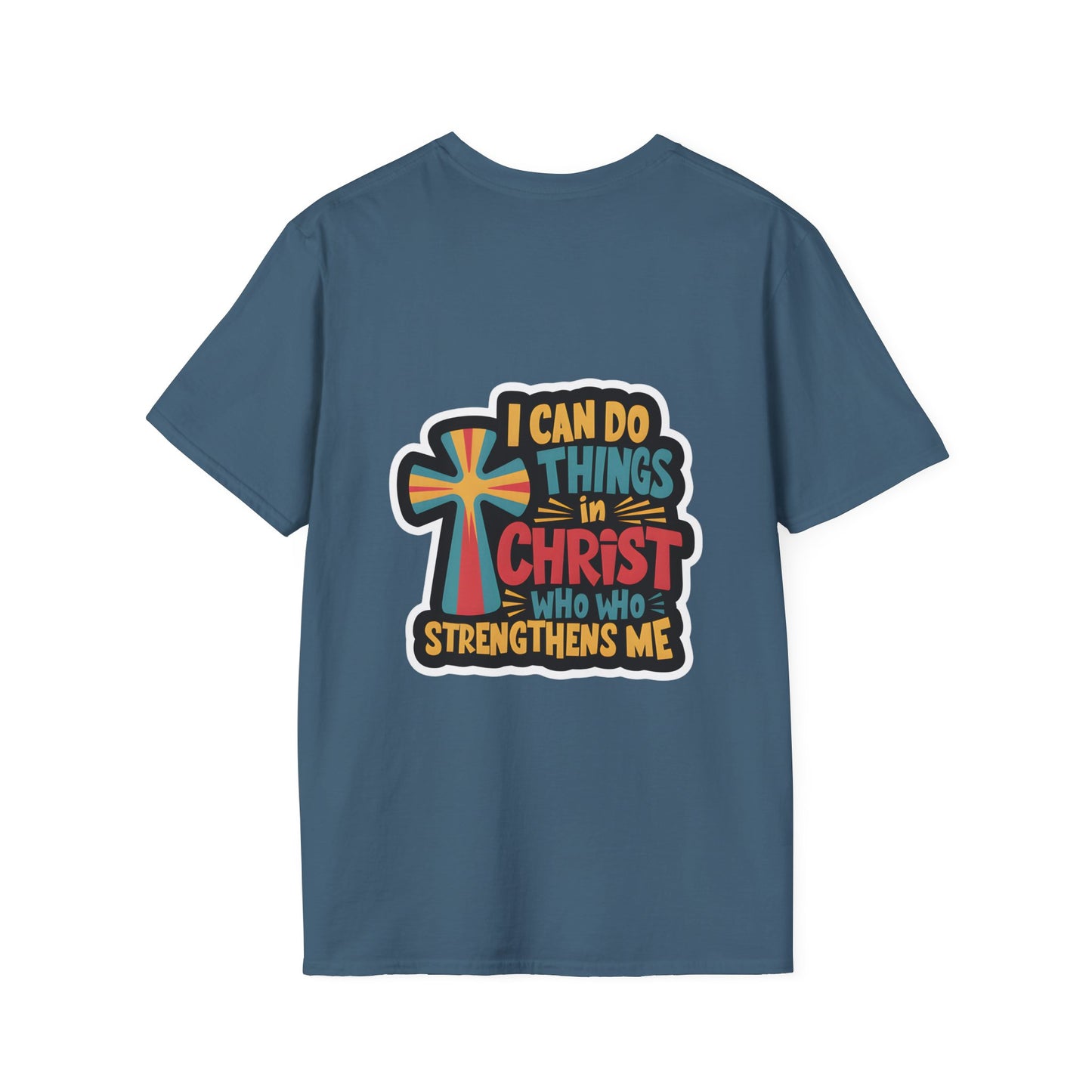 Faith Strength Tee: 'I Can Do All Things Through Christ' | Jarastyle Collection