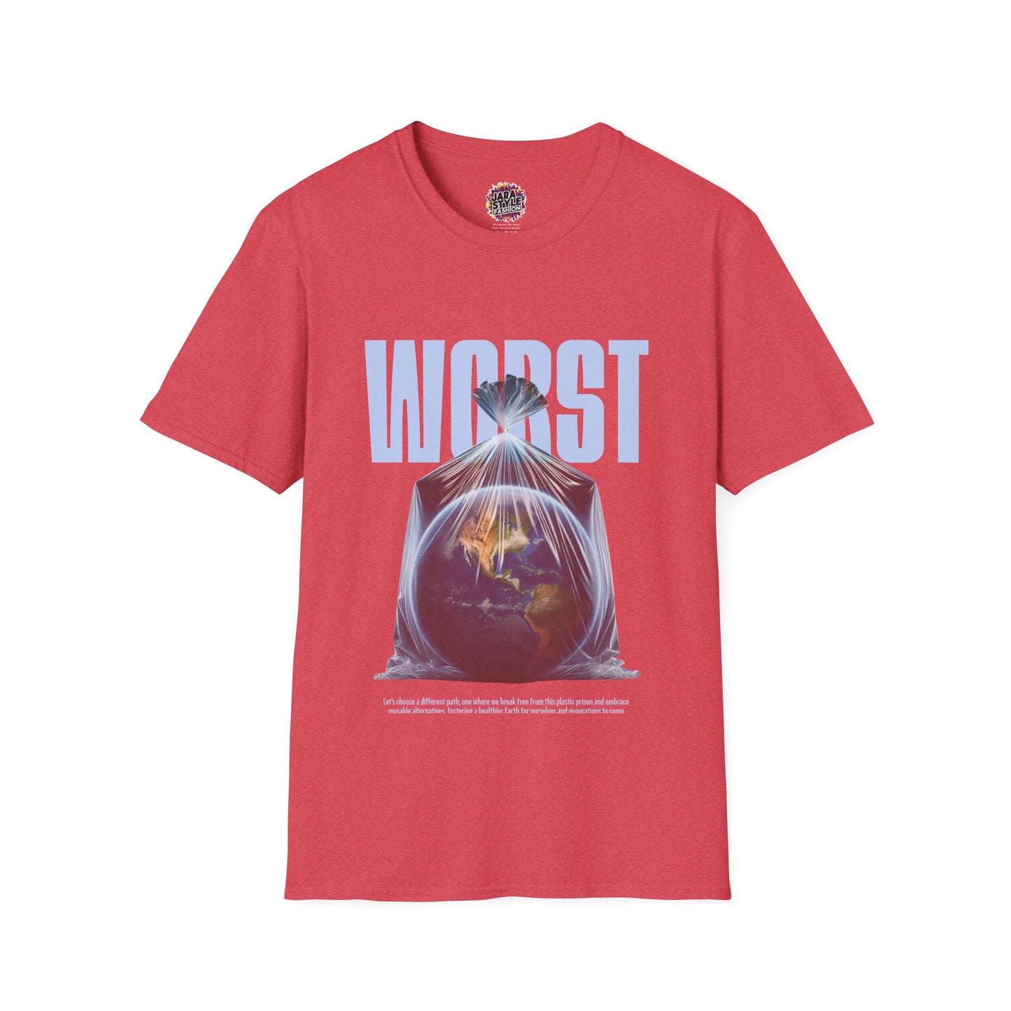Planet in Peril Tee: A Call for Action | Jarastyle Eco Awareness Line