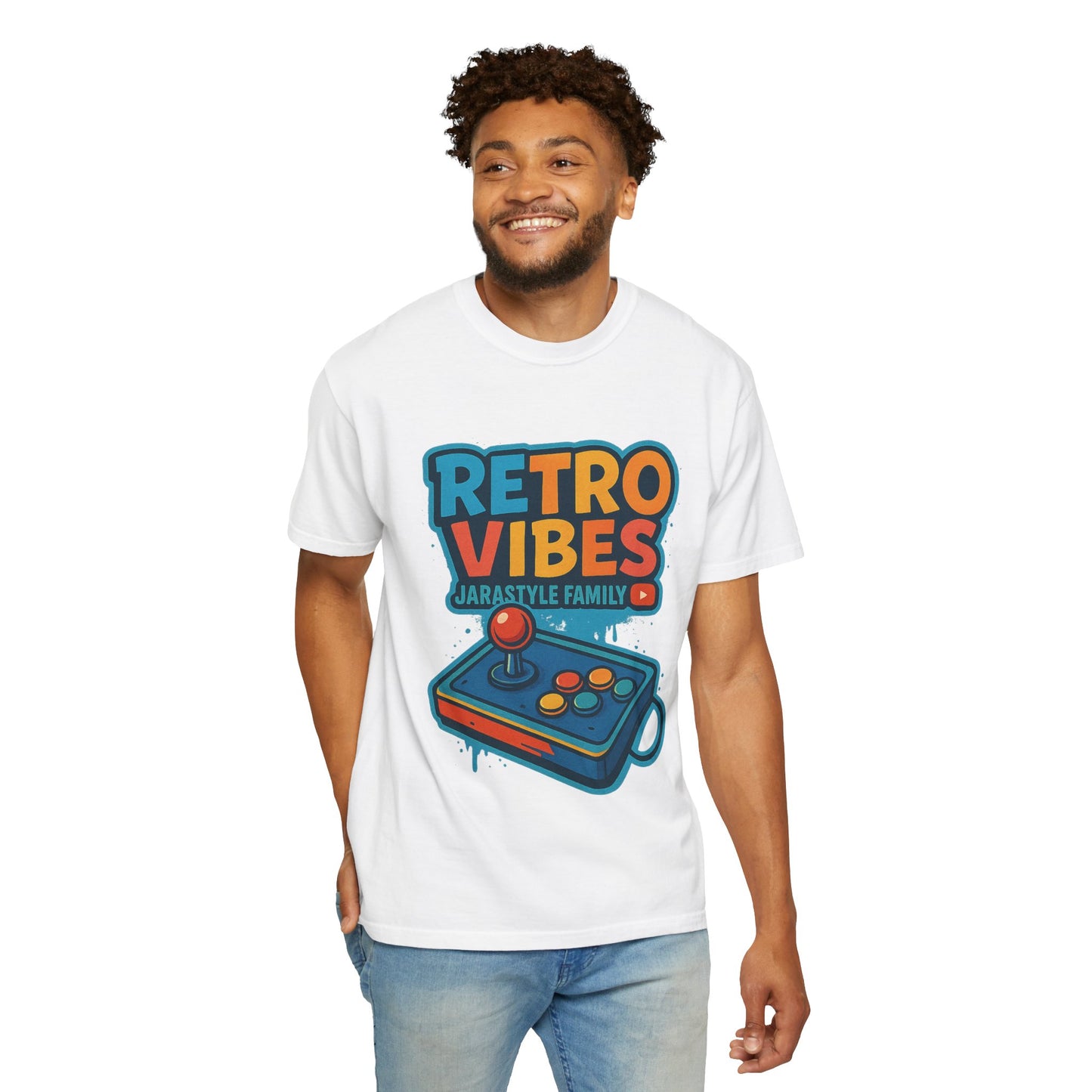 Retro Vibes Unisex T-Shirt | Gamer Apparel, Gift for Gamers, Casual Wear, YouTube Channel Merchandise, Vintage Gaming Tee