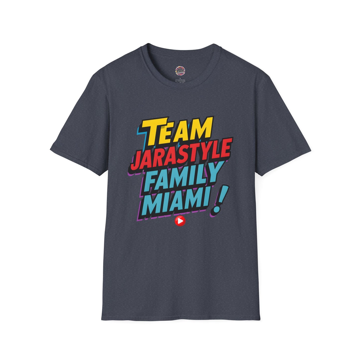 Team Jarastyle Family Miami Tee: United in Sunshine & Style | Official YouTube Channel Gear