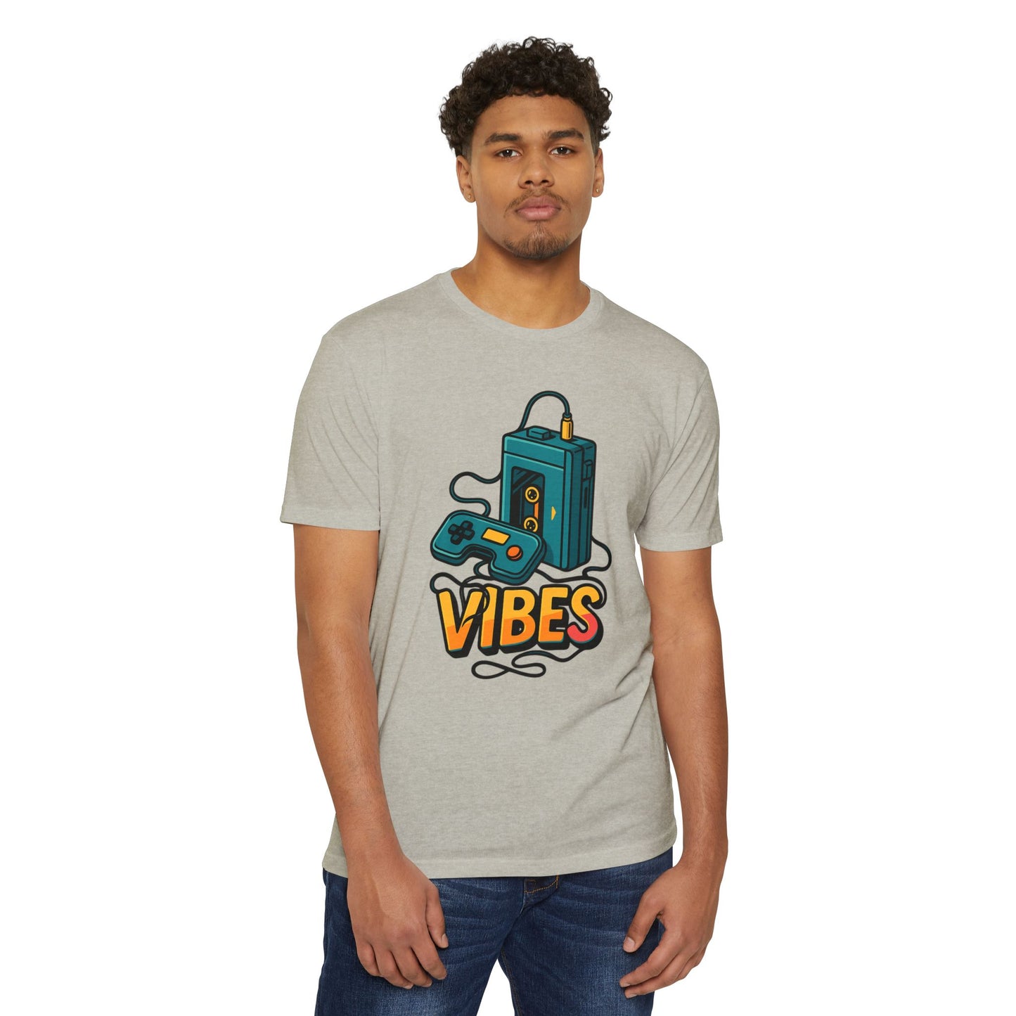 Vibes Gaming T-Shirt, Unisex Casual Tee, Gamer Apparel, Family Shirt, Gift for Gamers, Retro Vibe Shirt