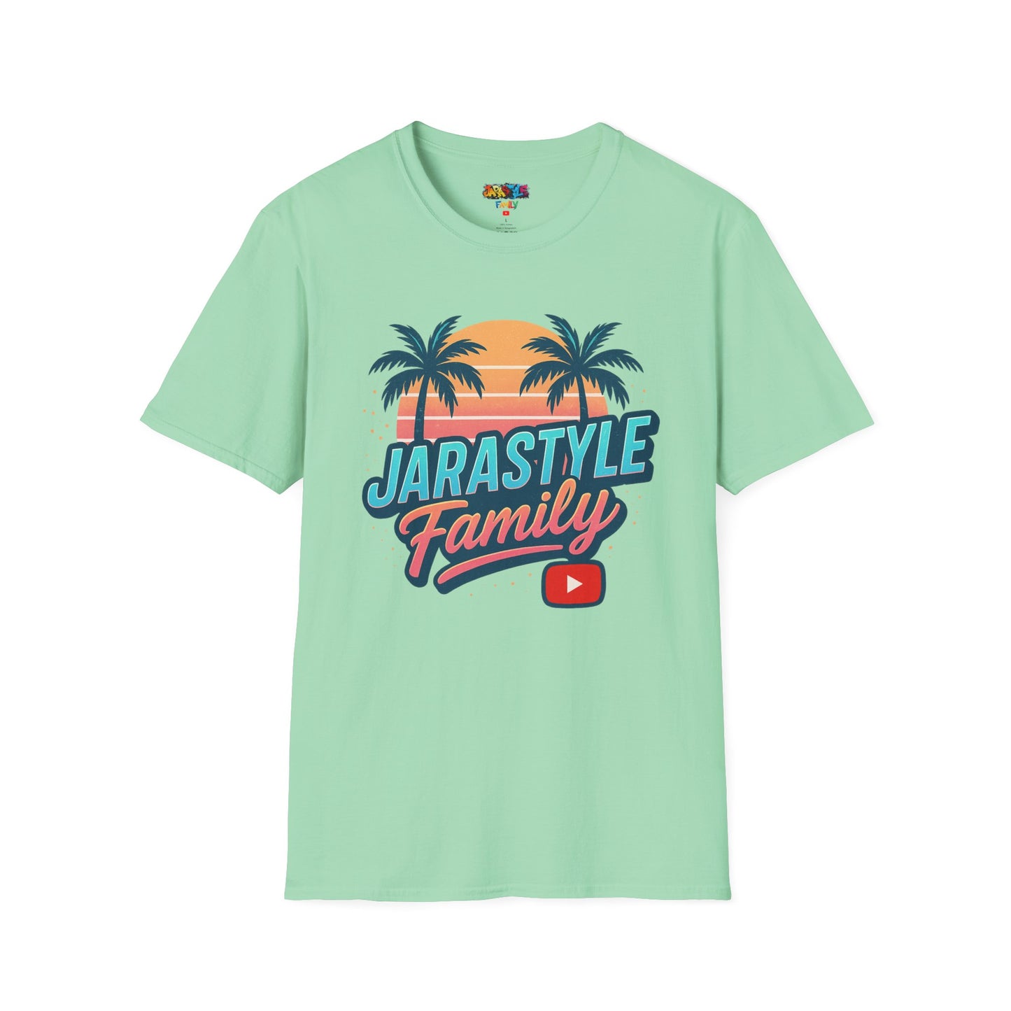 JARASTYLE Family T-Shirt - Unisex Softstyle Tee, Summer Vibes Shirt, Family Reunion Gift, Travel Clothing, YouTube Merchandise