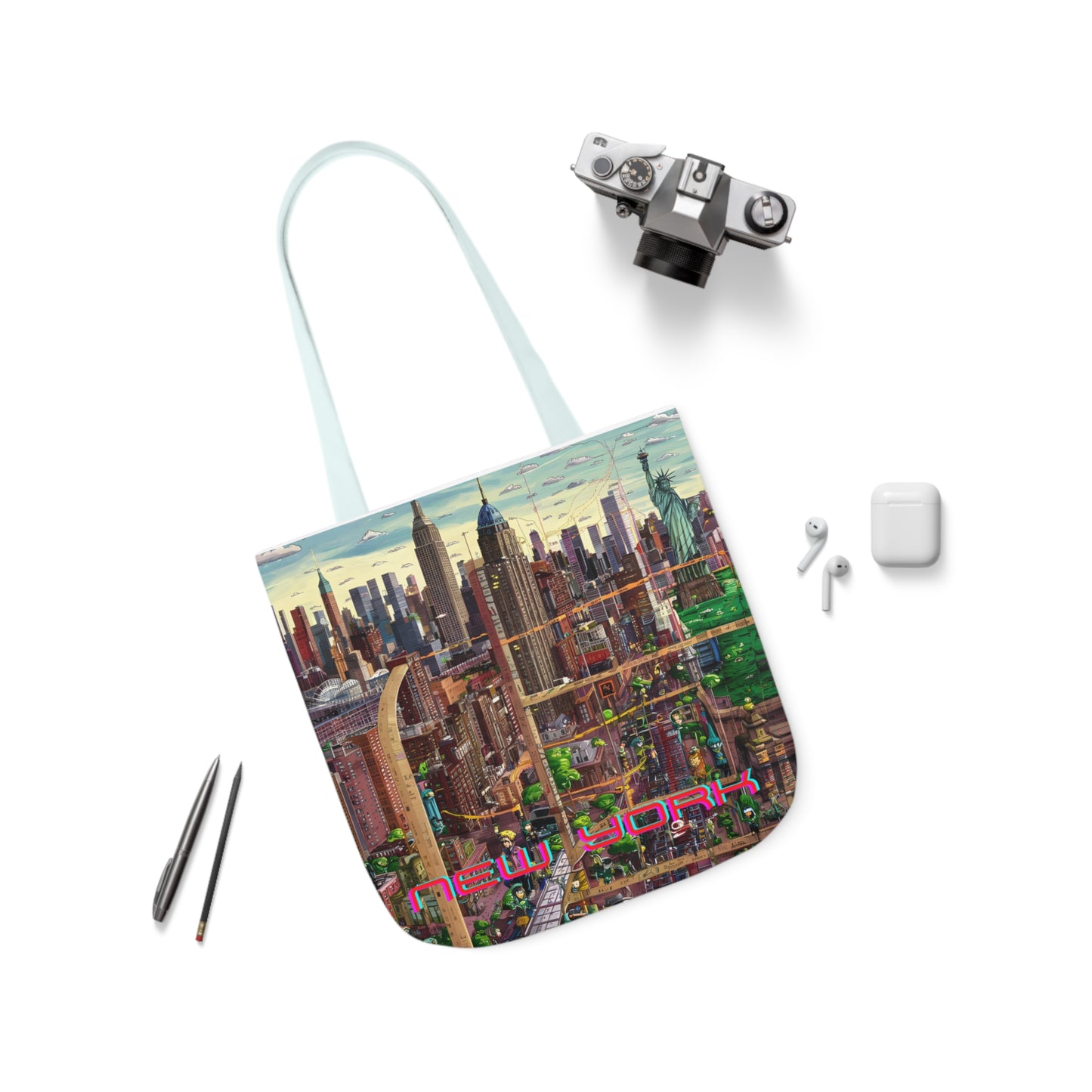 New York Vibes Tote Bag: Carry the City's Heart | Jarastyle Urban Collection