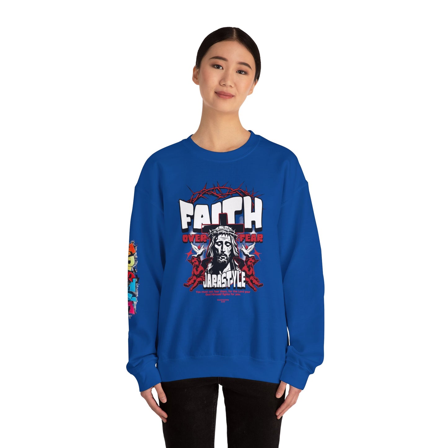 Faith in Jesus Sweatshirt: Warmth & Devotion | Jarastyle Divine Collection