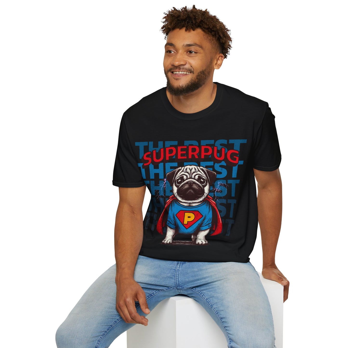 SuperPug Tee: Unleash Your Inner Hero | Jarastyle Collection