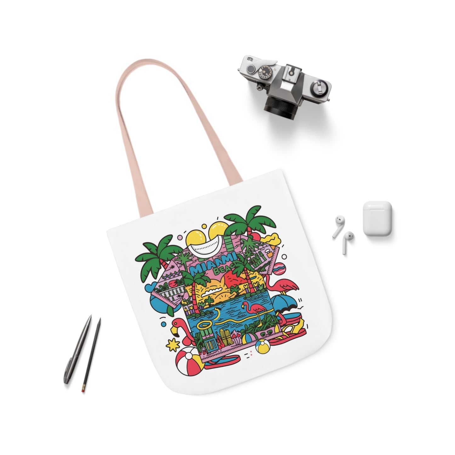 Miami Beach Vibes Tote: Sunshine & Style on the Go | Jarastyle Coastal Collection