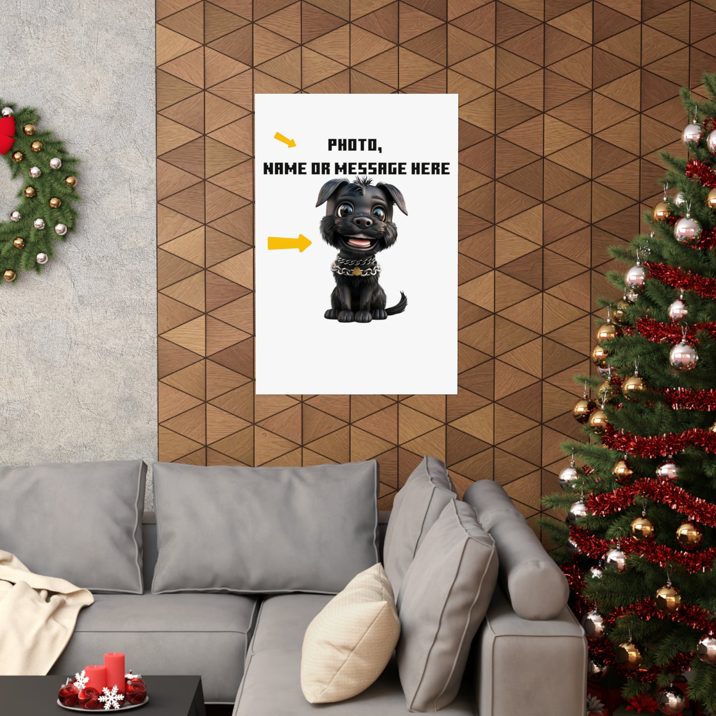 Create Your Masterpiece Poster: Custom Photo, Name, & Message | Jarastyle Personalized Gifts