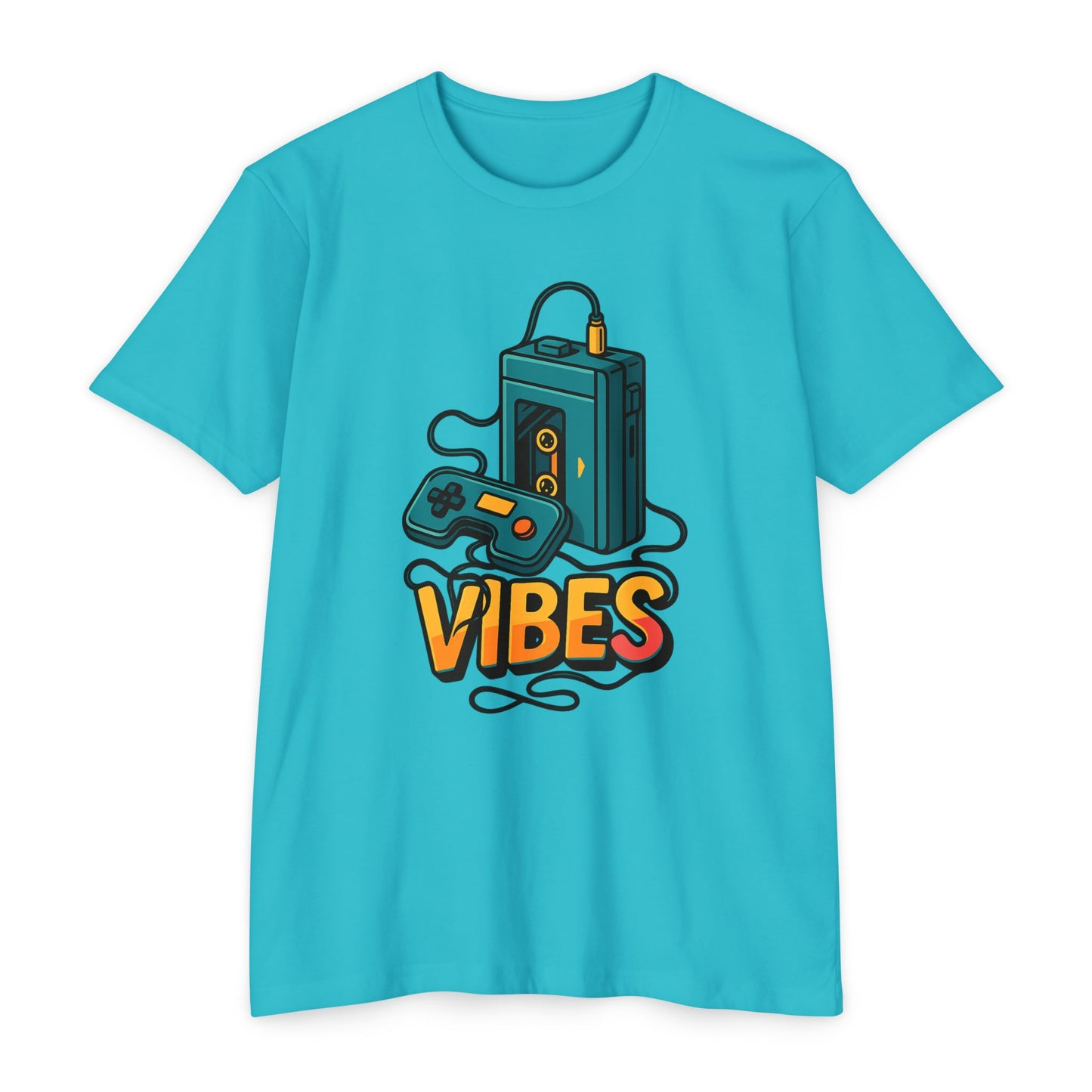 Vibes Gaming T-Shirt, Unisex Casual Tee, Gamer Apparel, Family Shirt, Gift for Gamers, Retro Vibe Shirt