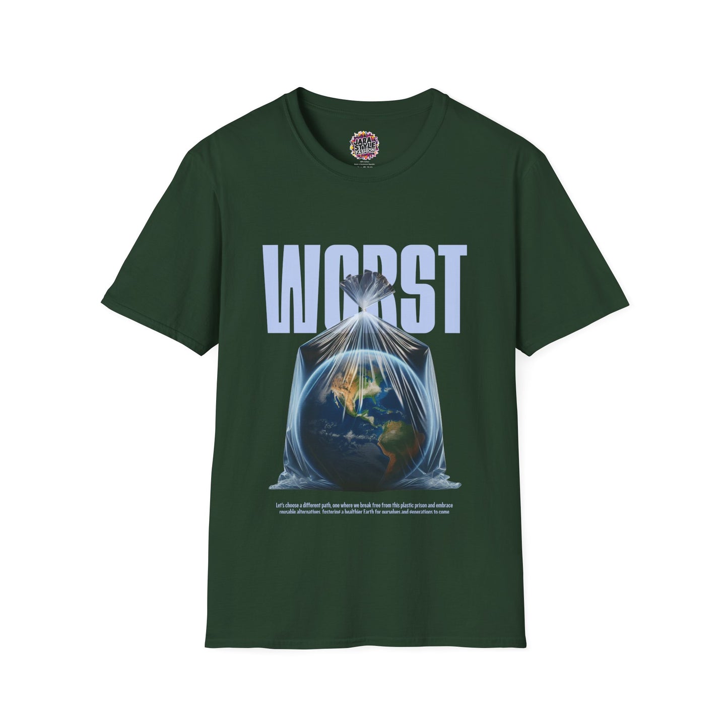 Planet in Peril Tee: A Call for Action | Jarastyle Eco Awareness Line