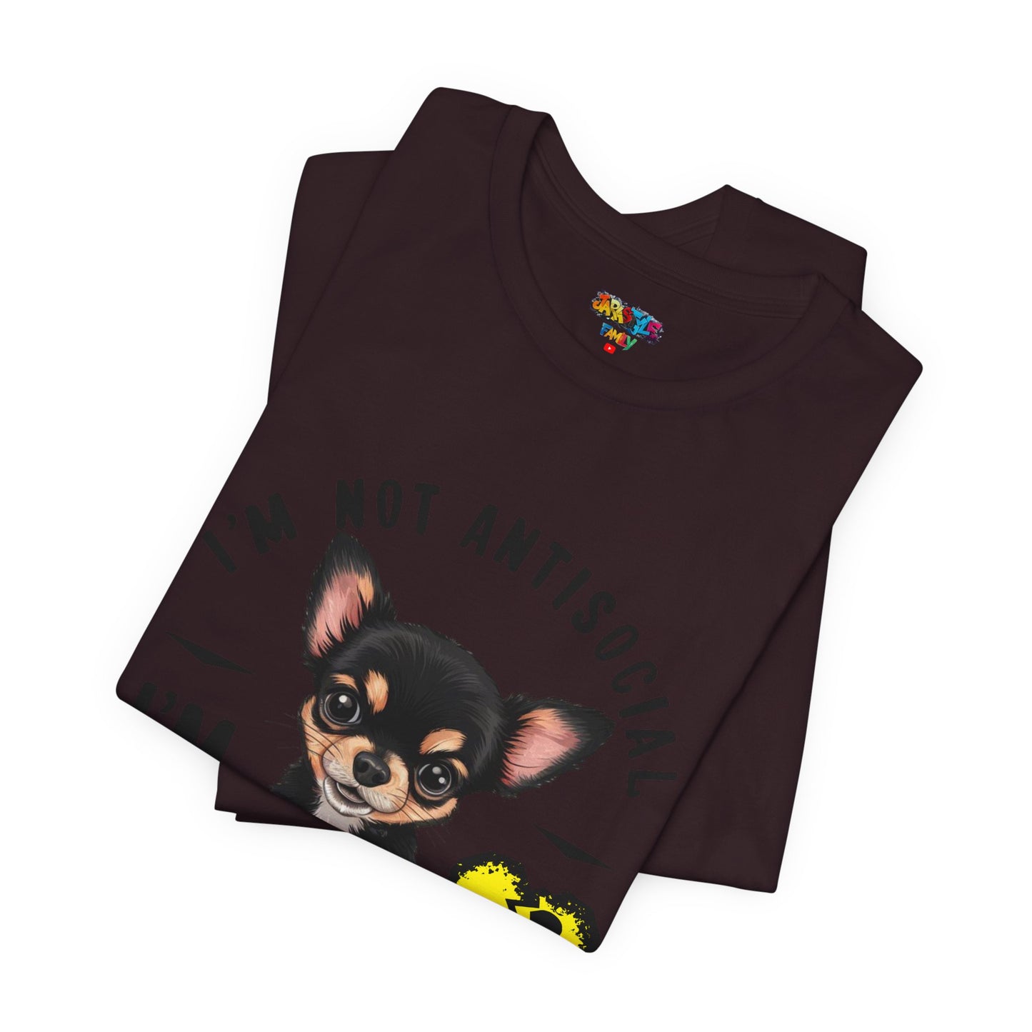 Anti-Stupid Chihuahua Tee: Boldly Speak Your Mind | Jarastyle Humor Collection