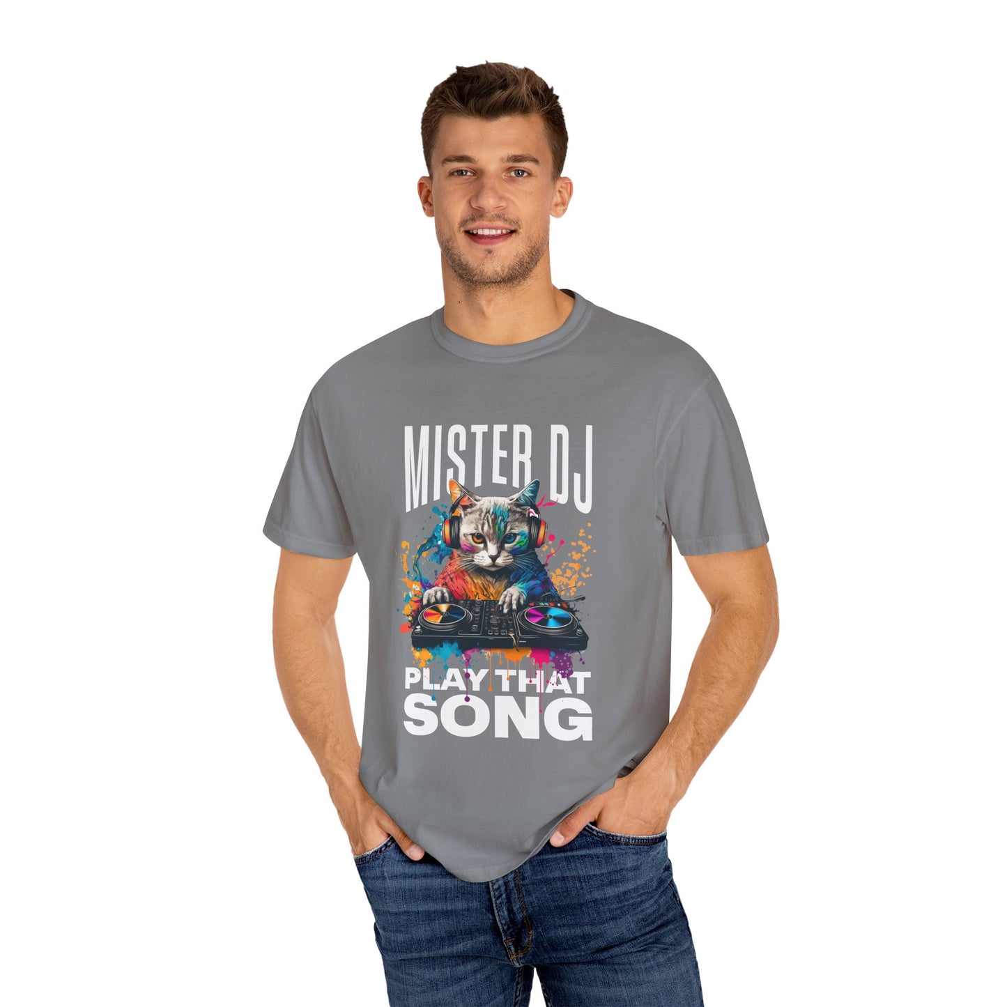 Mister DJ Play That Song Tee: Soundtrack of the Night | Jarastyle Music Lovers Collection