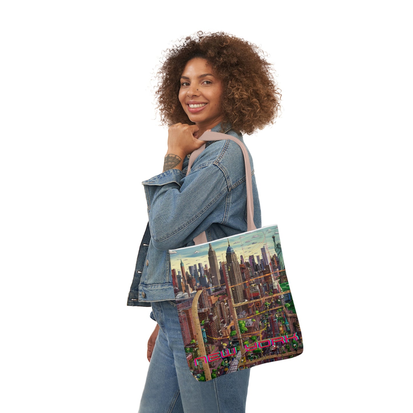 New York Vibes Tote Bag: Carry the City's Heart | Jarastyle Urban Collection