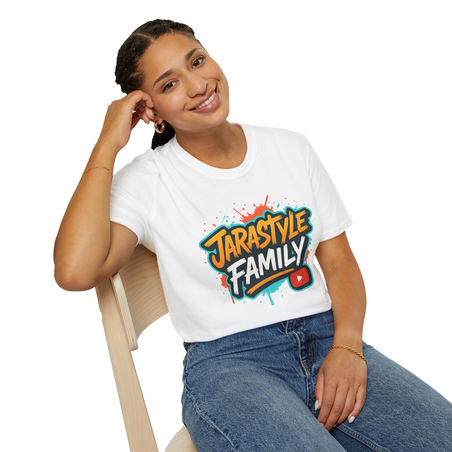 JARASTYLE Family Unisex T-Shirt, Family Reunion Tee, Personalized Family Gift, YouTube Fan Shirt, Summer Wardrobe Essential