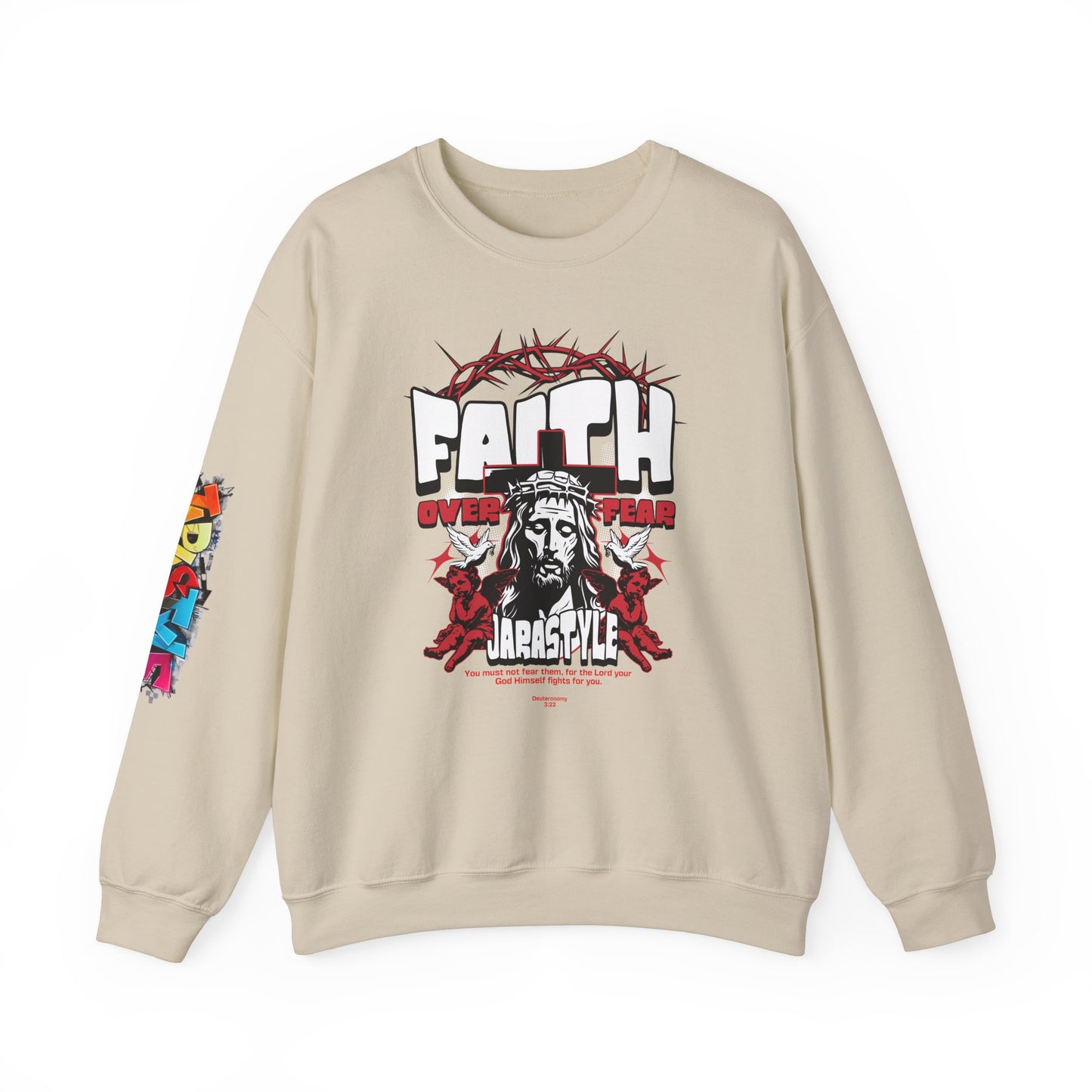 Faith in Jesus Sweatshirt: Warmth & Devotion | Jarastyle Divine Collection